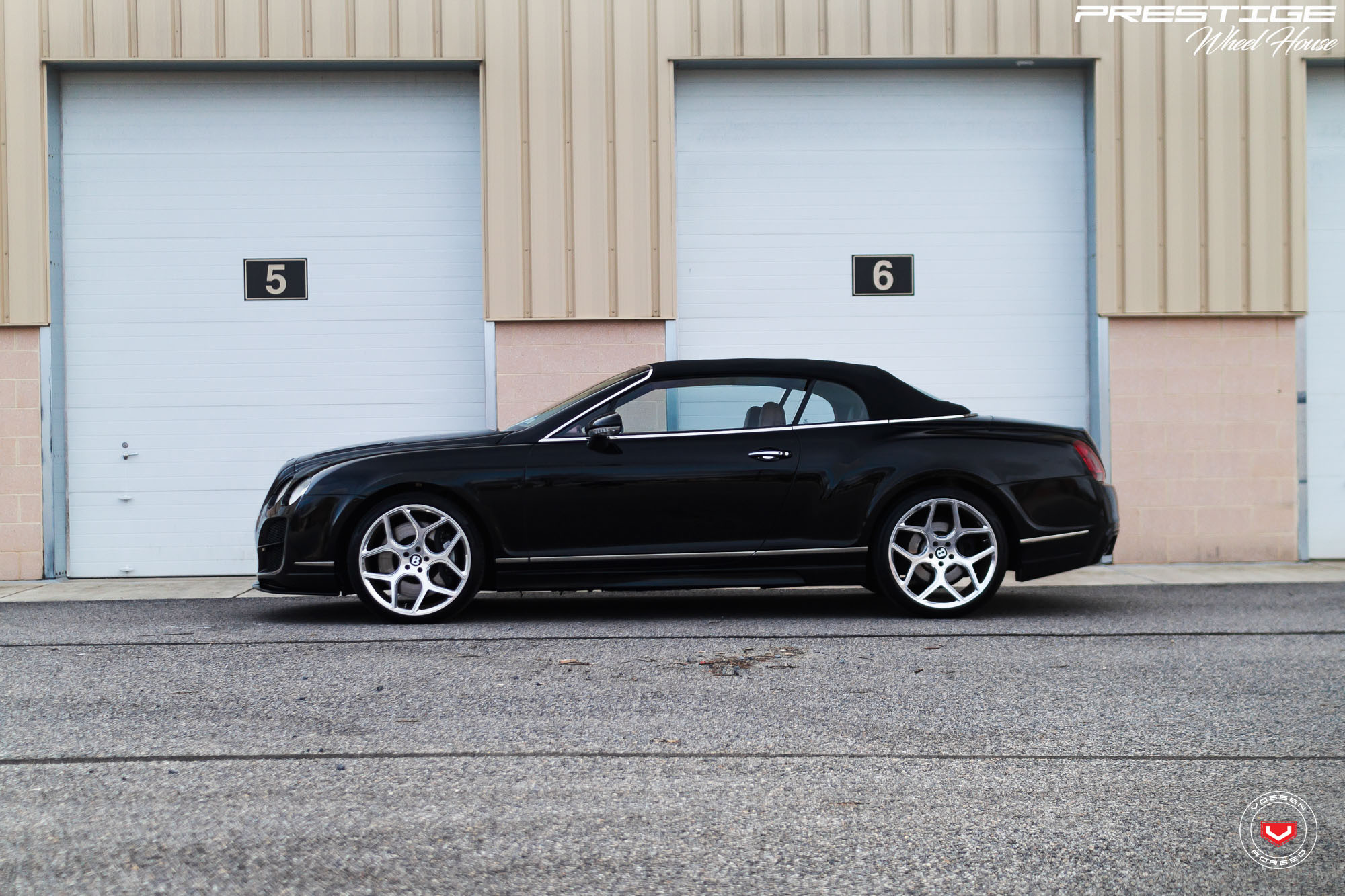 Bentley Continental on Chrome Forged Vossen Rims - Photo by Vossen