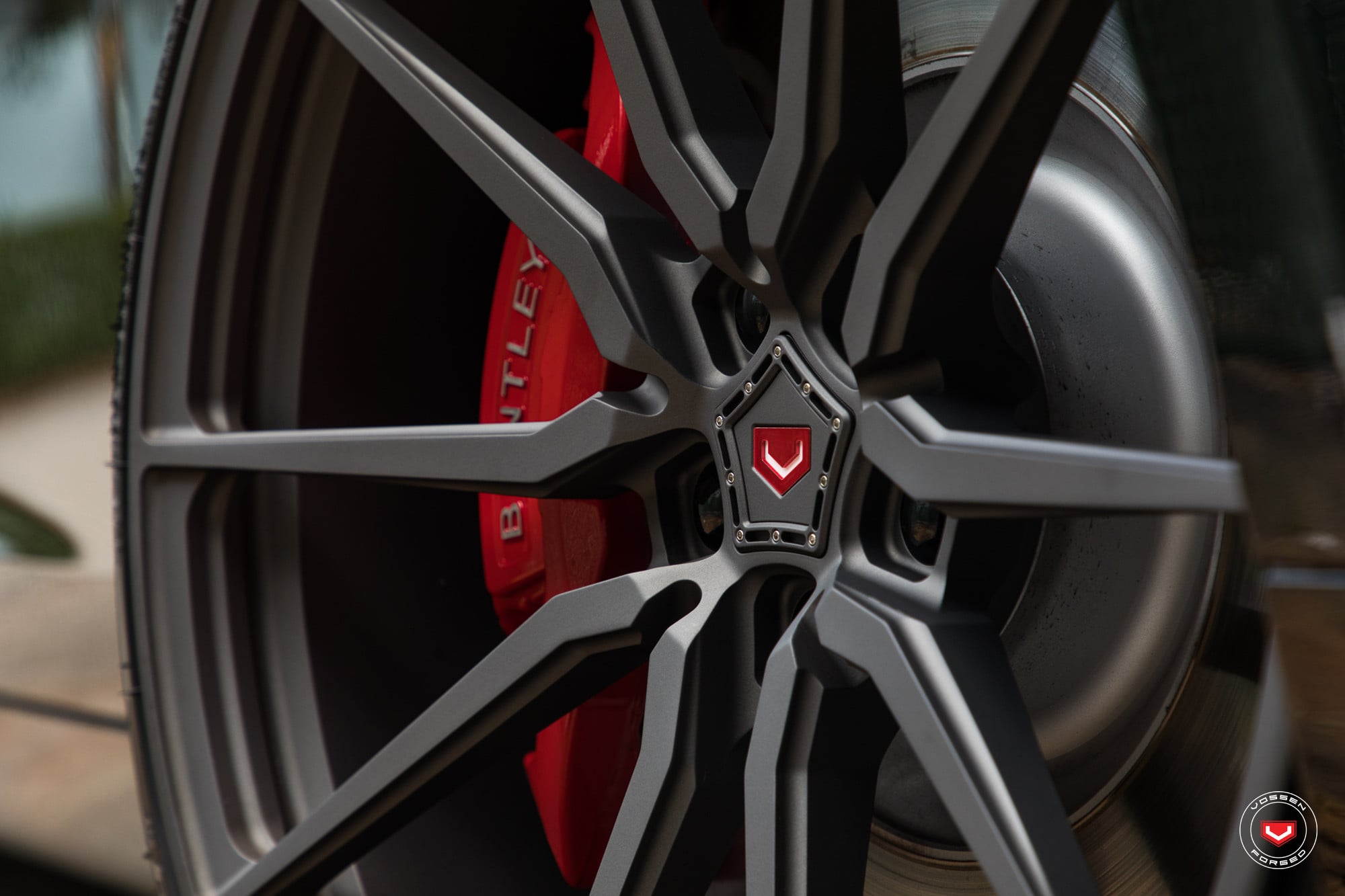 Matte Black Vossen Rims on Custom Bentley Flying-Spur - Photo by Vossen