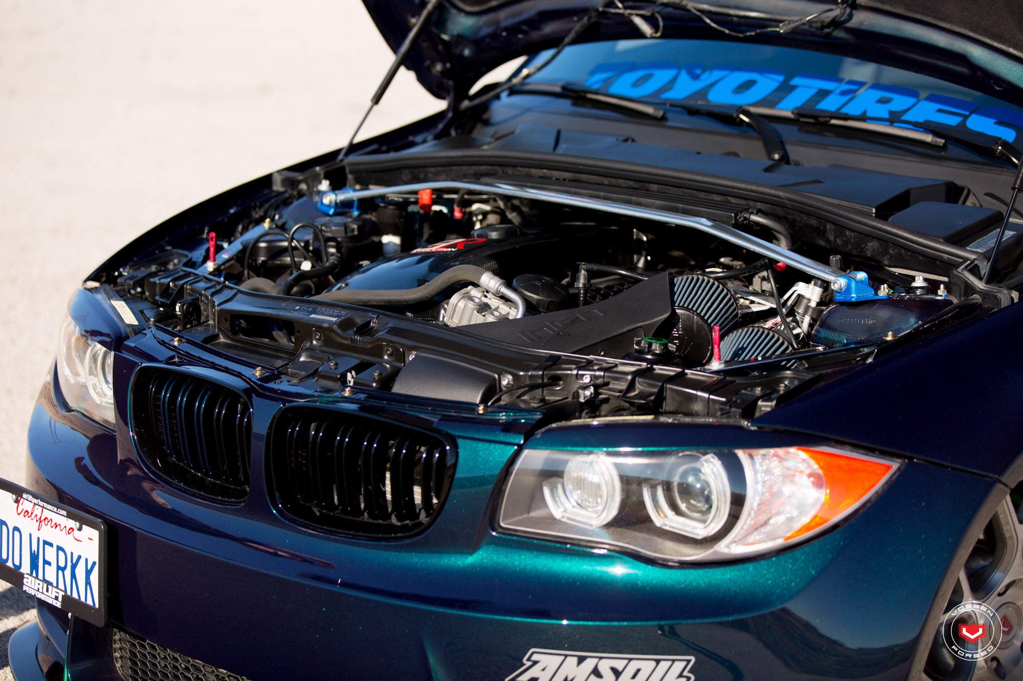 BMW 1-Series with Injen Cold Air Intake System - Photo by Vossen