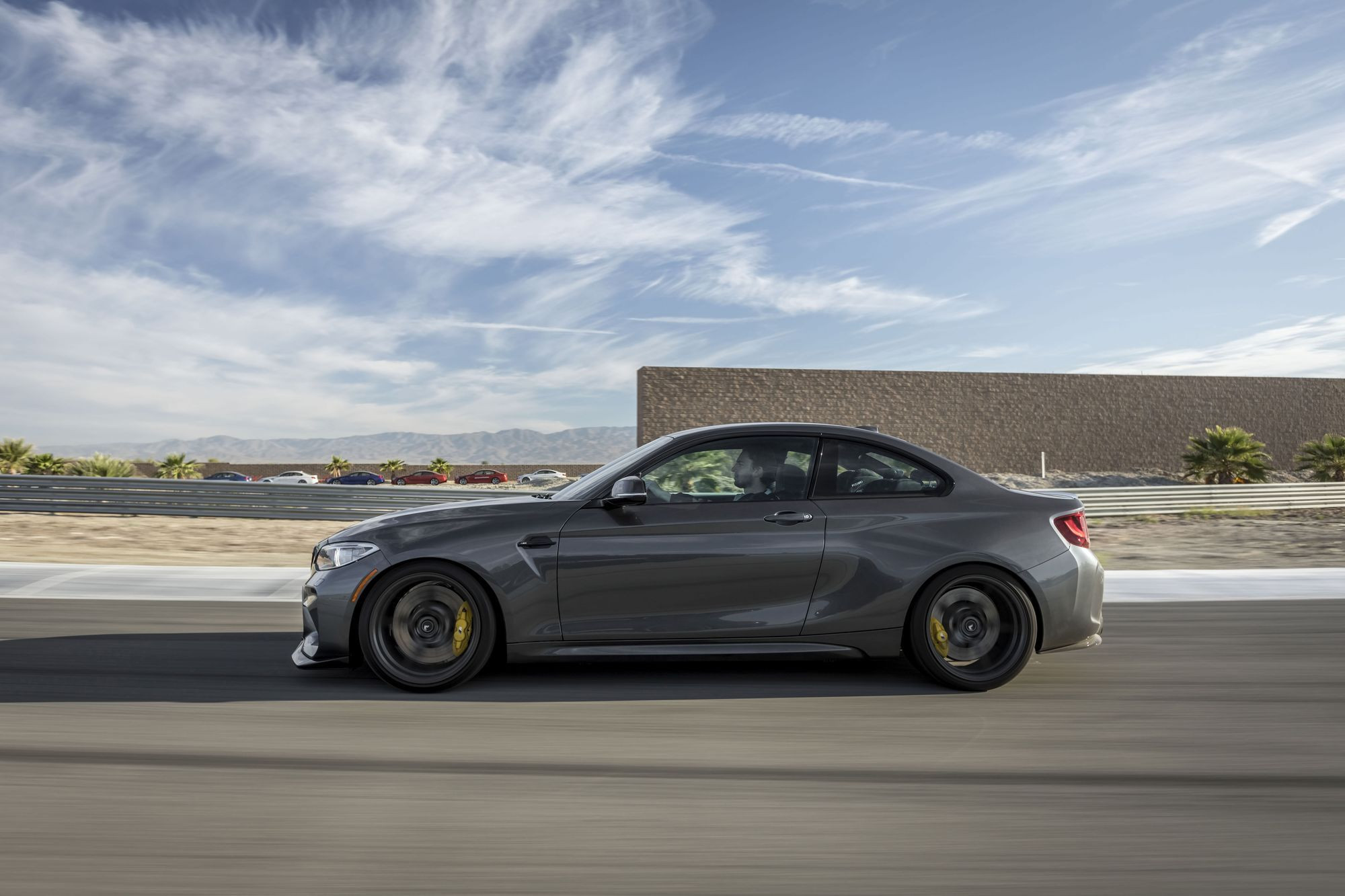 Custom Side Skirts on Gray BMW 2-Series - Photo by Vorstiner