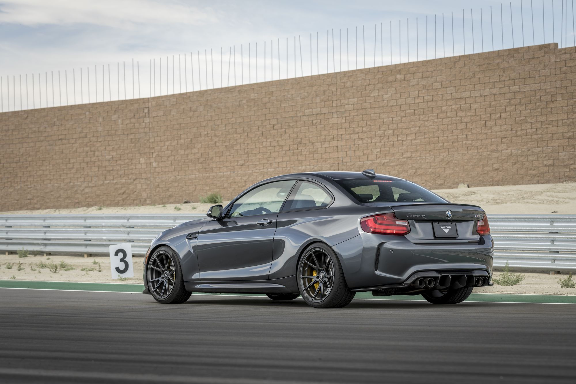 Gray BMW 2-Series with Custom Vorsteiner Wheels - Photo by Vorstiner
