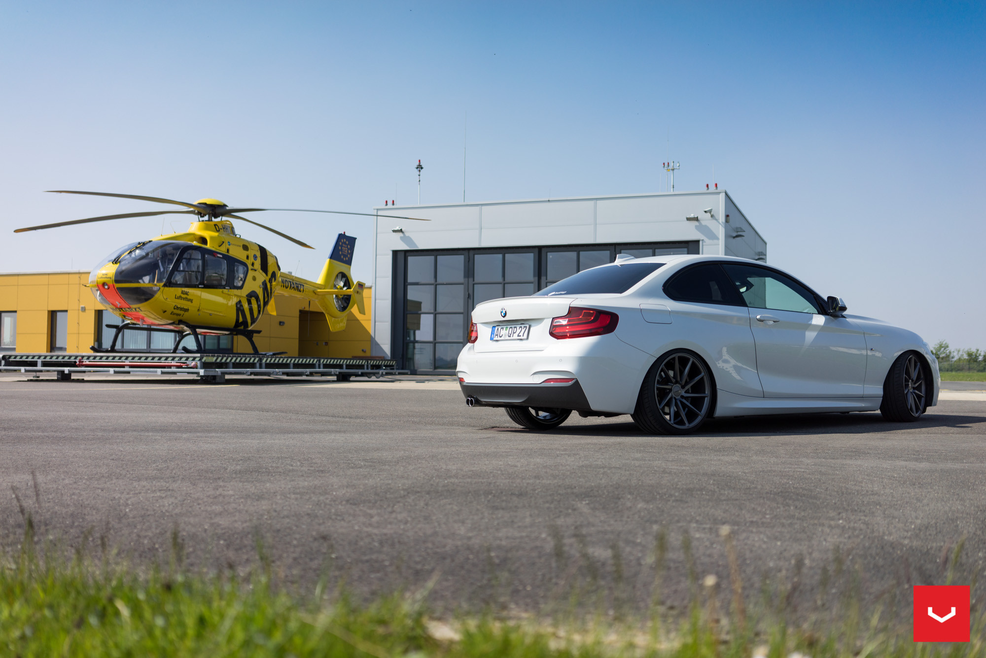 BMW 2-Series with Aftermarket Rear Bumper Cover - Photo by Vossen