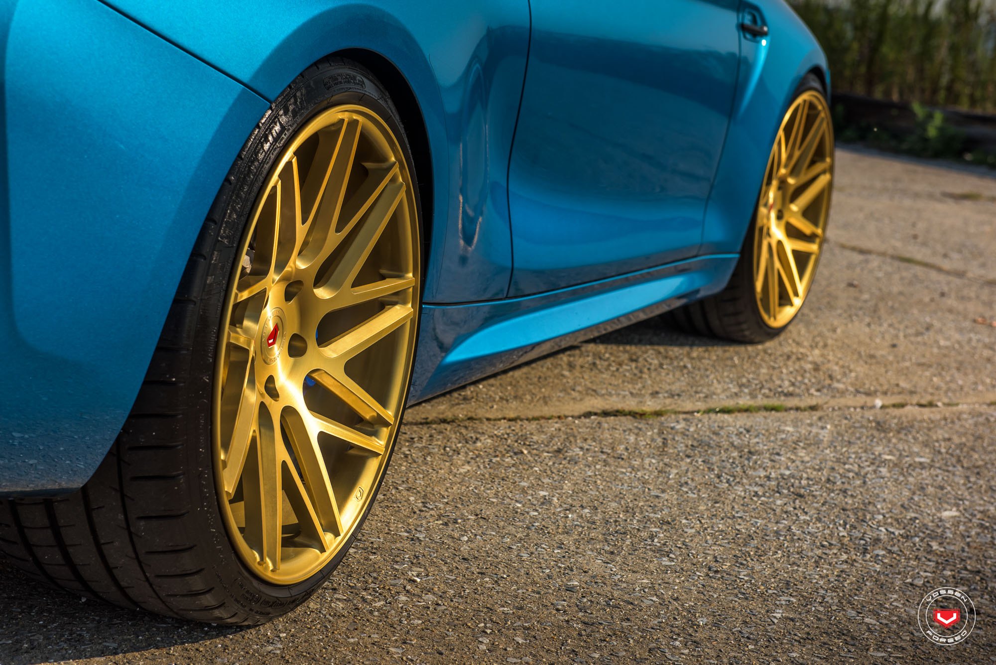 bmw m2 cs gold wheels