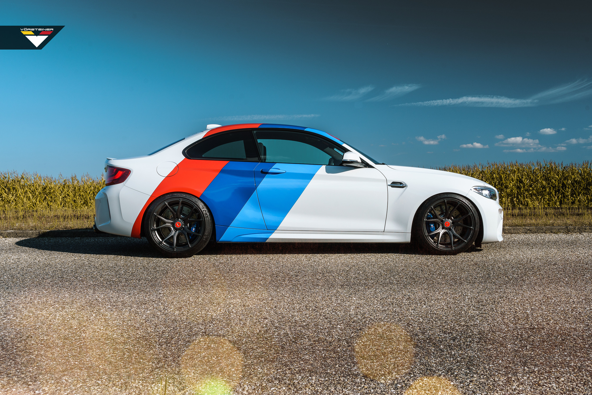 Custom Painted BMW 2-Series Side Skirts - Photo by Vorstiner