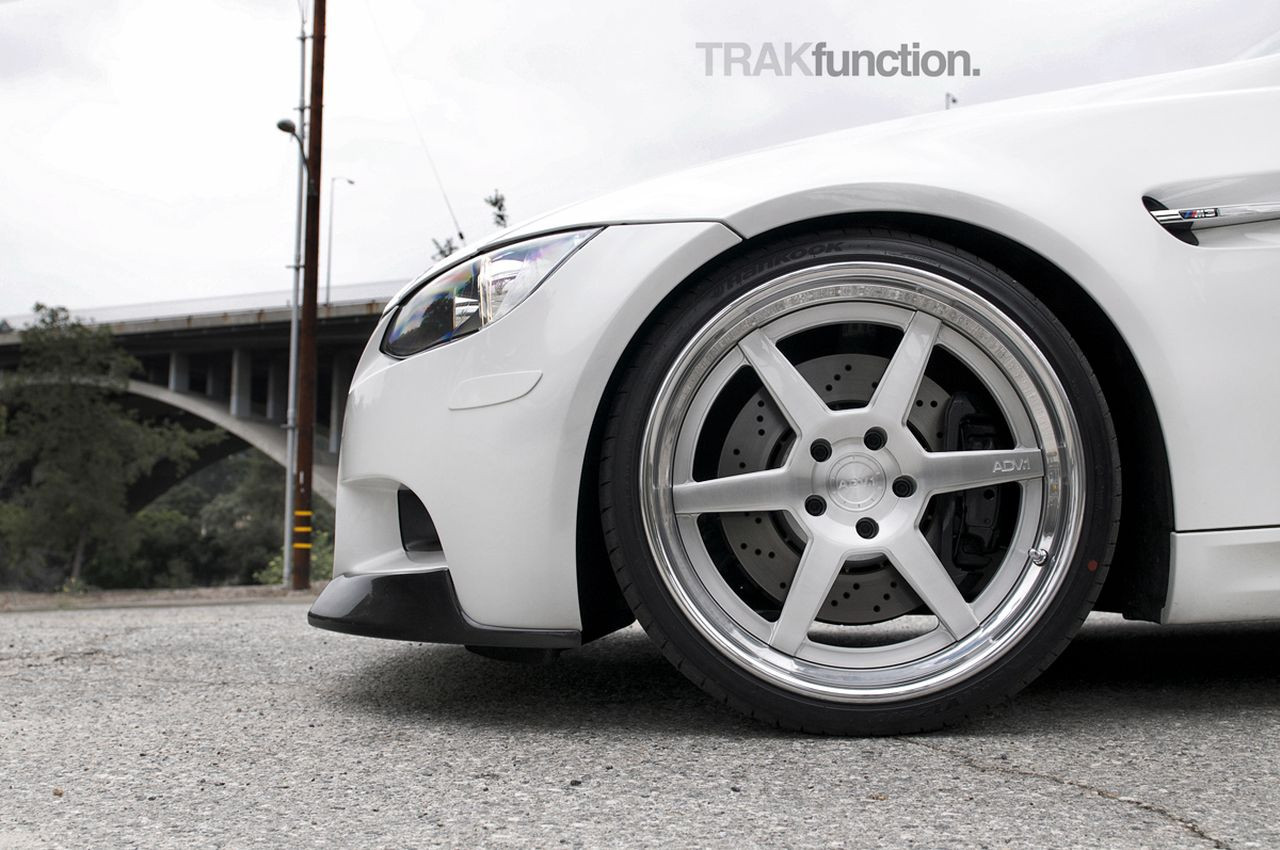 Custom White BMW 3-Series with ADV1 Rims - Photo by ADV.1