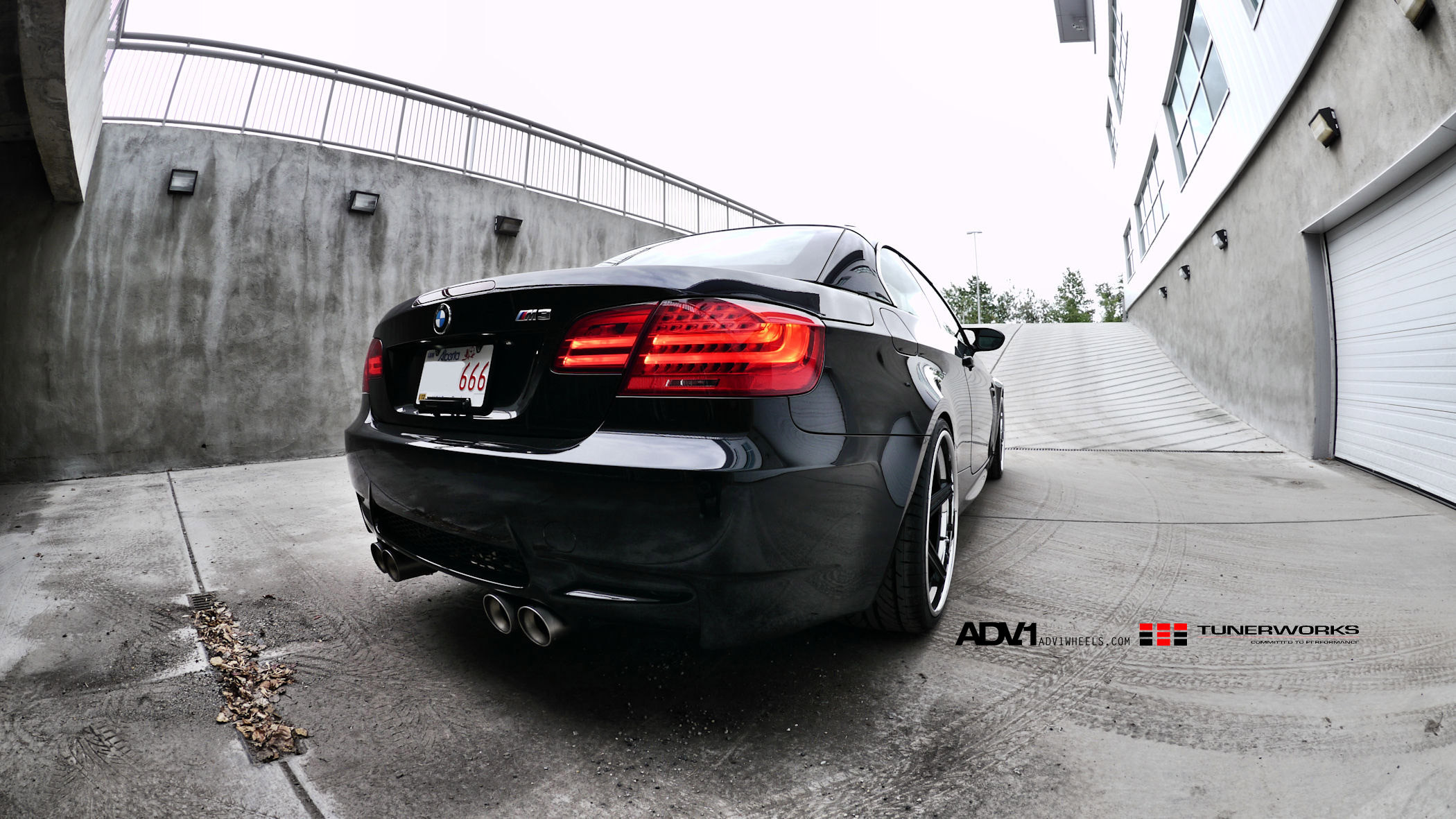 Black BMW M3 Red LED Taillights - Photo by ADV.1
