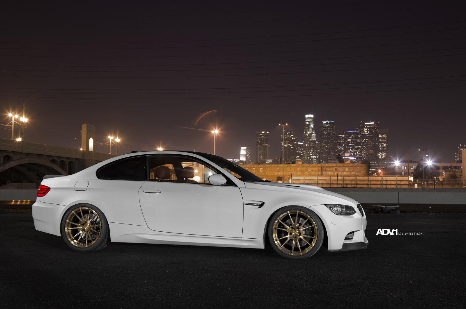 Custom White BMW M3 Bumper Air Ducts - Photo by ADV.1