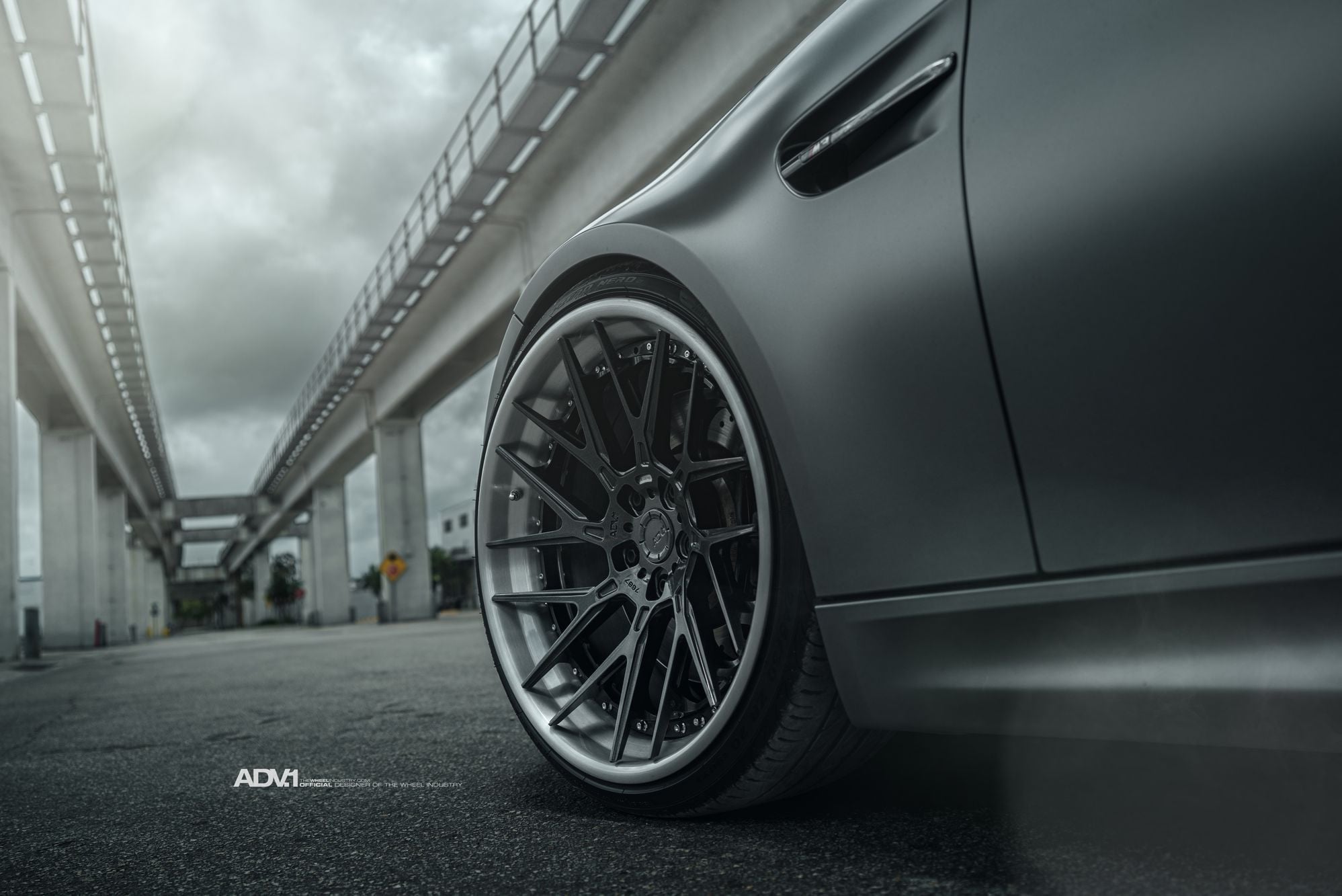 Graphite Gray BMW M3 with Custom ADV1 Wheels - Photo by ADV.1