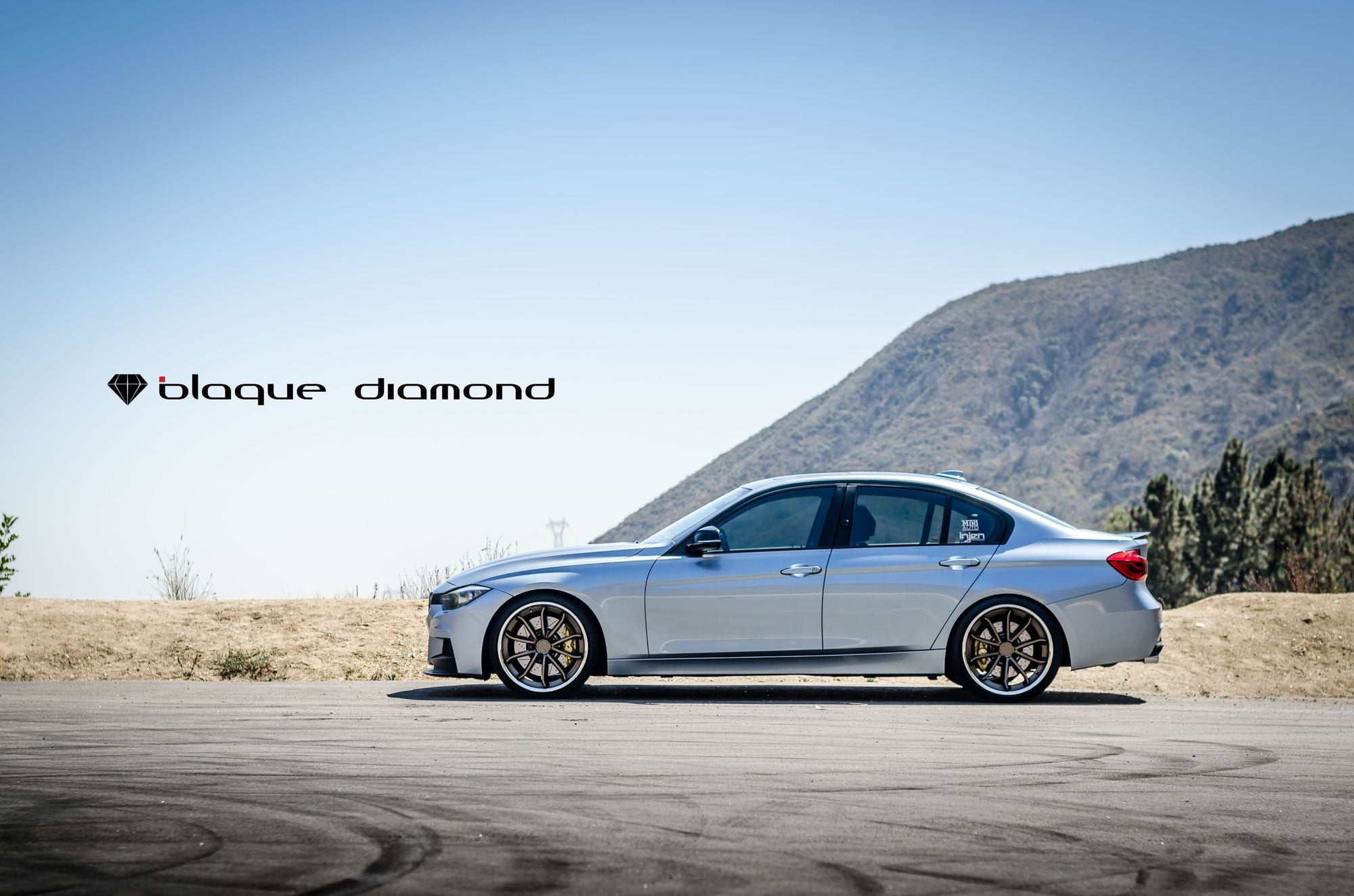 Custom Gray BMW 3-Series Side Skirts - Photo by Blaque Diamond