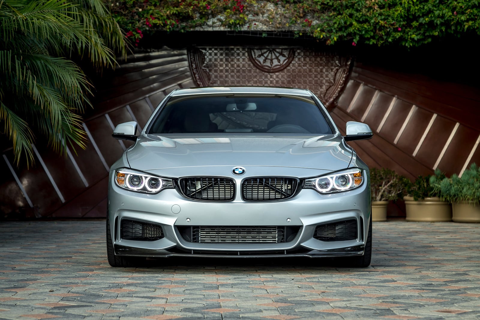 Custom Gray BMW 3-Series Front Bumper - Photo by Vorstiner