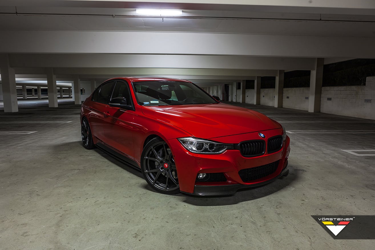 Candy Red BMW 3-Series Spiffed Up with Multiple Custom Parts | CARiD ...
