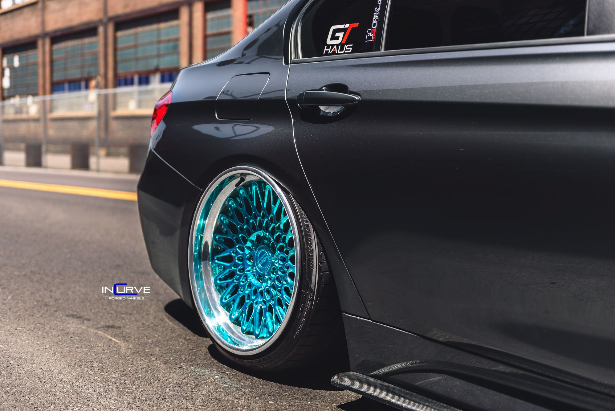 Gray BMW 3-Series with Incurve Wheels - Photo by Incurve Wheels