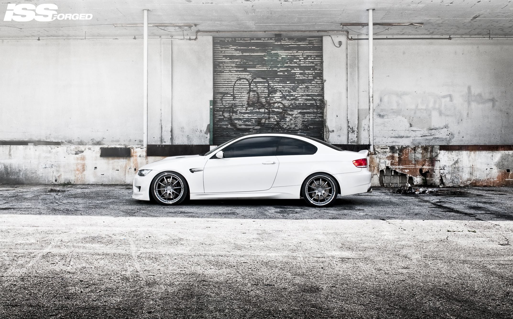 Custom White BMW 3-Series Side Skirts - Photo by William Stern
