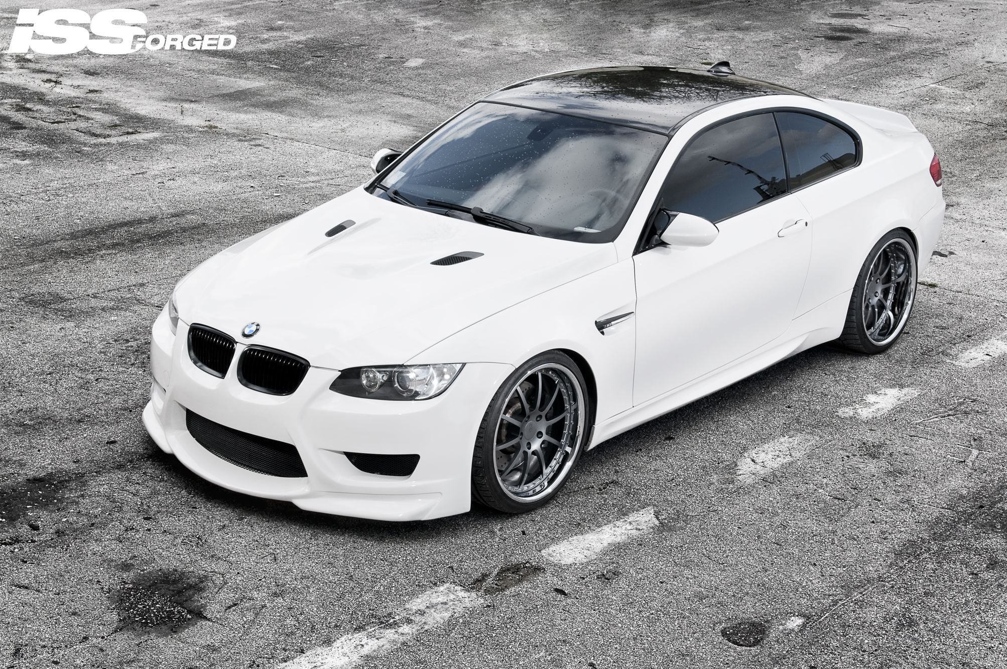 ISS Forged Wheels on White BMW 3-Series - Photo by William Stern