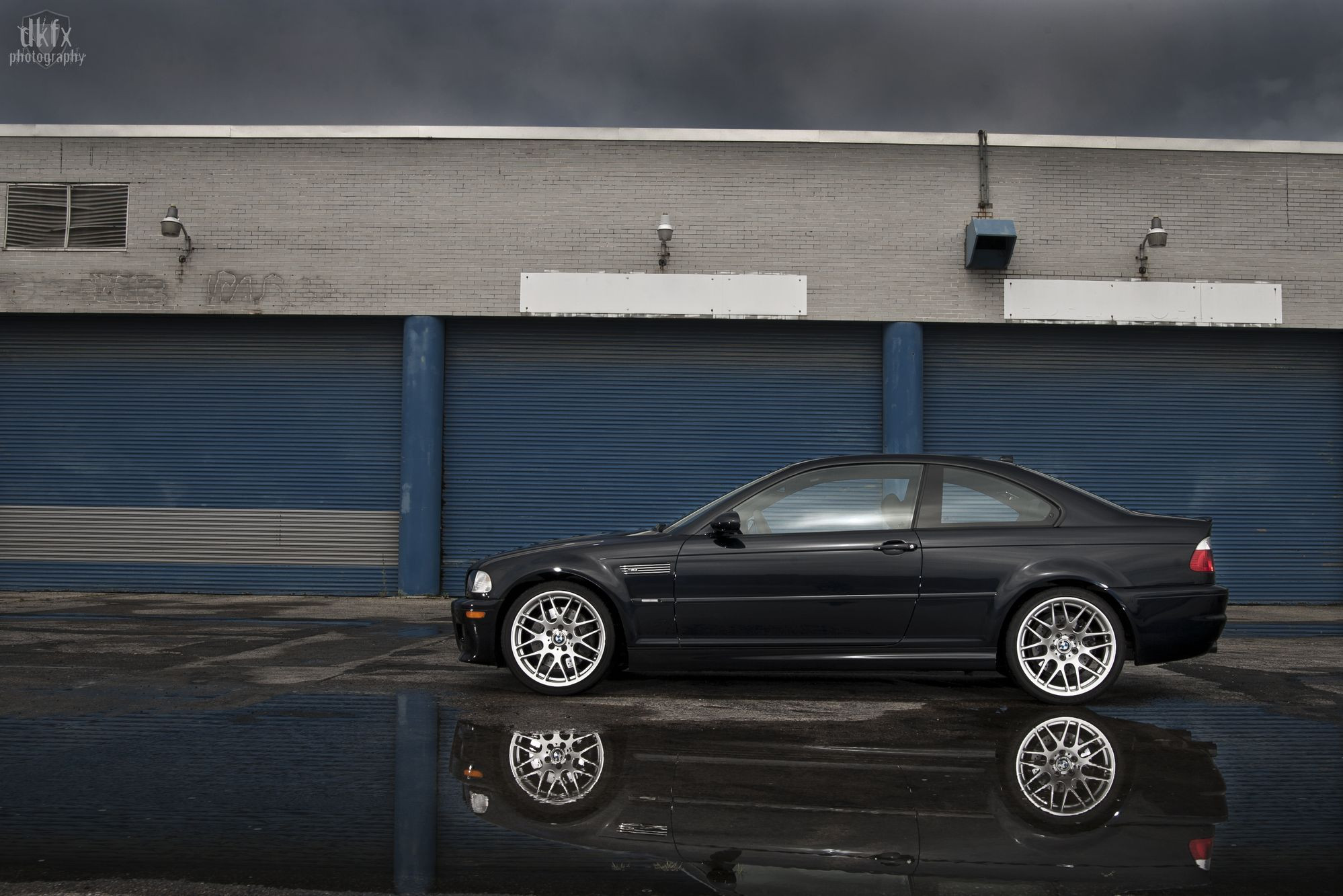 Custom Black BMW 3-Series Side Skirts - Photo by dan kinzie