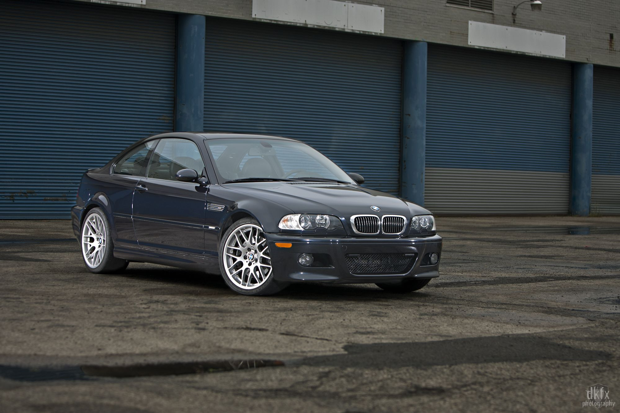 Chrome Mesh Grille on Black BMW 3-Series - Photo by dan kinzie