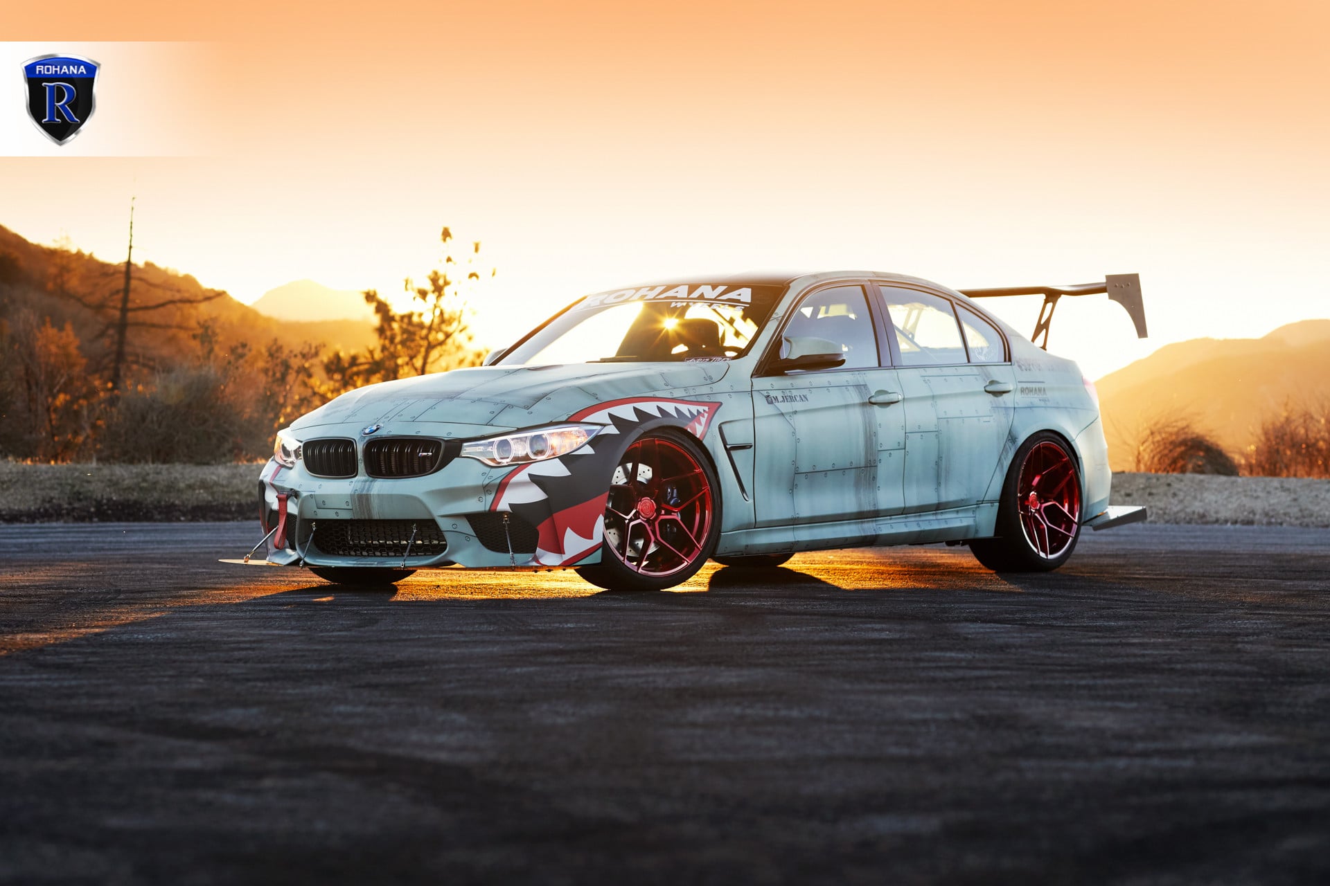 Custom Shark Inspired BMW 3-Series - Photo by Rohana Wheels