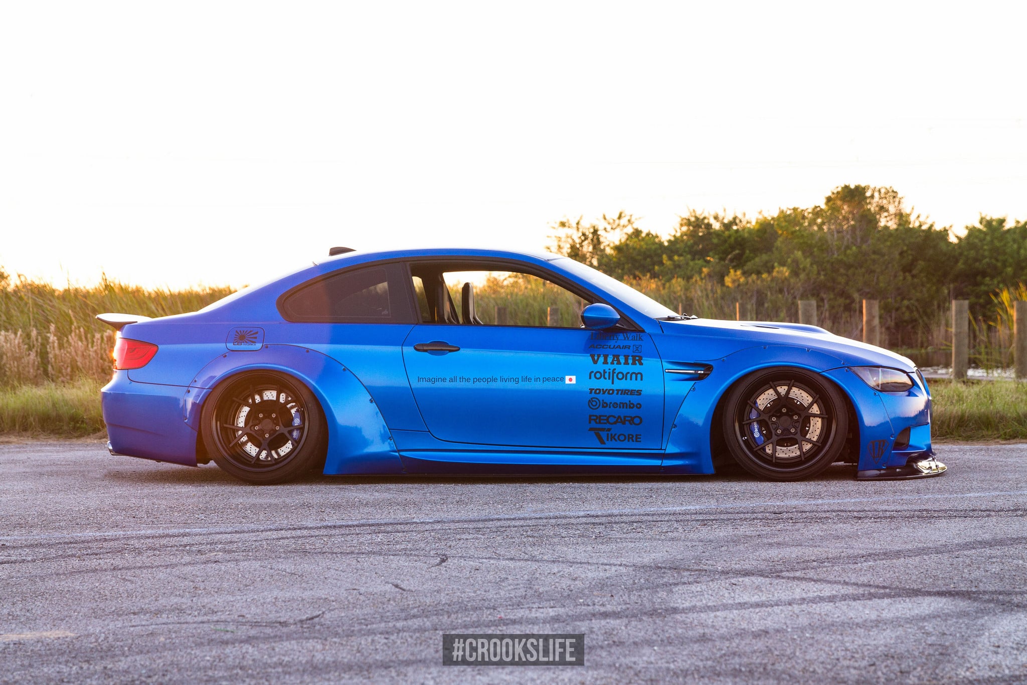 Custom Black Wheels with Brembo Brakes on BMW 3 Series - Photo by Jimmy Crook