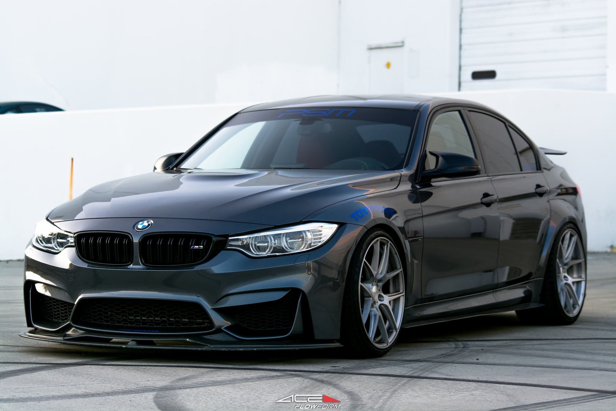 Stanced BMW M3 F30 - Photo by ACE Alloy