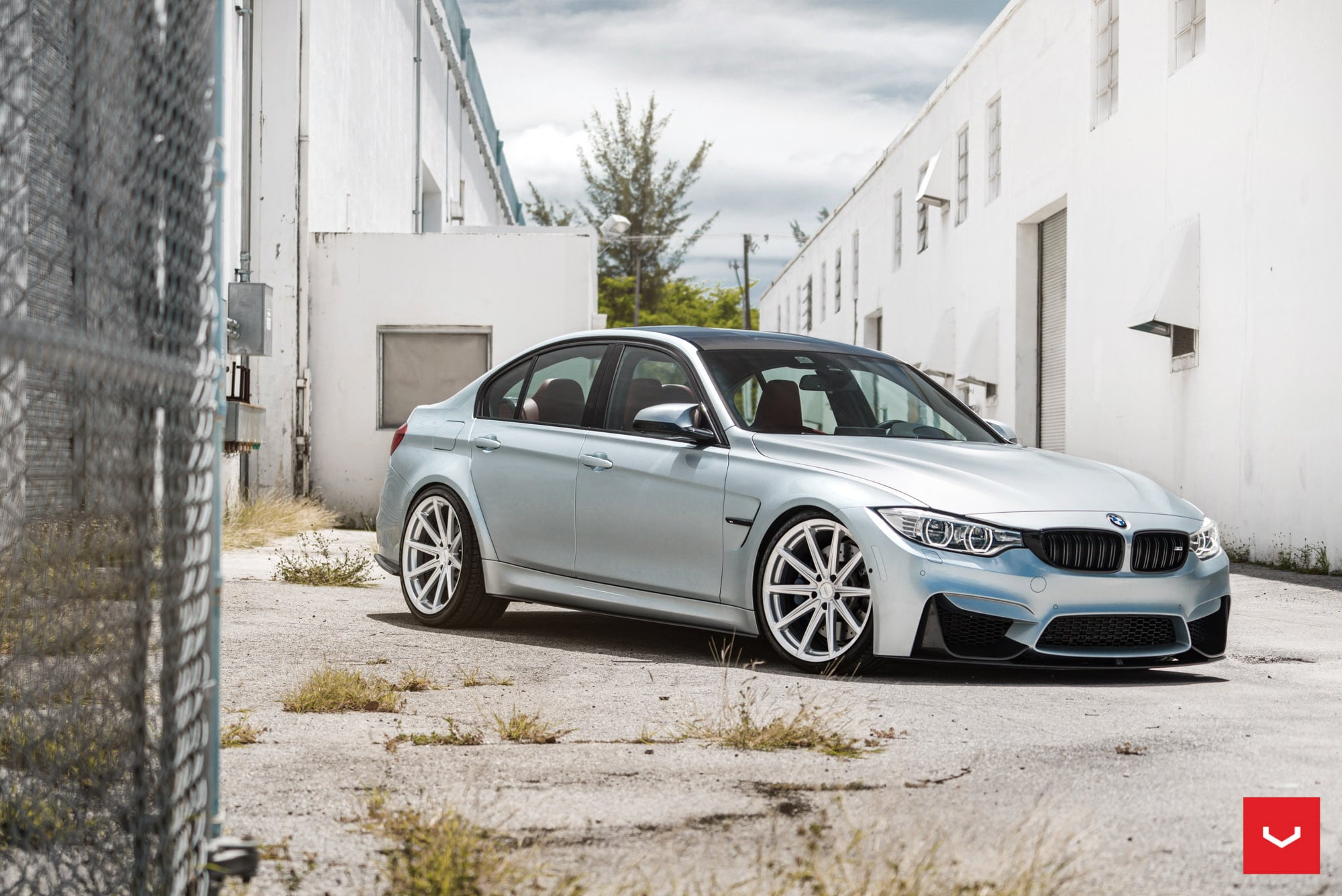 Flow Formed VFS Vossen Wheels on Silver Metallic BMW 3-Series - Photo by Vossen