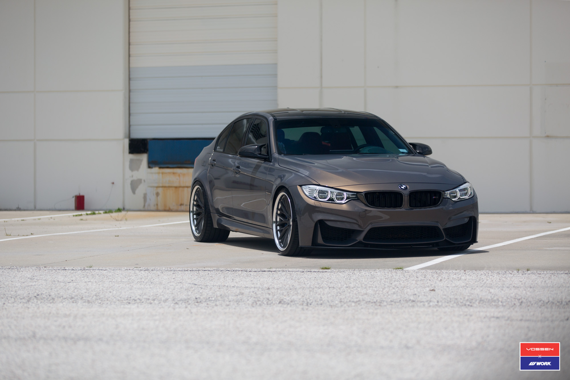 Custom Front Bumper on BMW 3-Series - Photo by Vossen