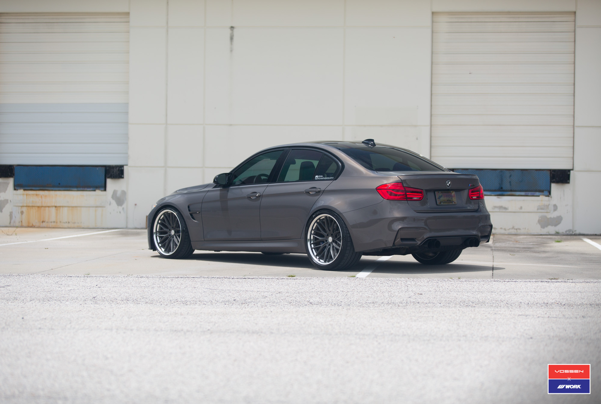 BMW 3-Series with Aftermarket LED Taillights - Photo by Vossen