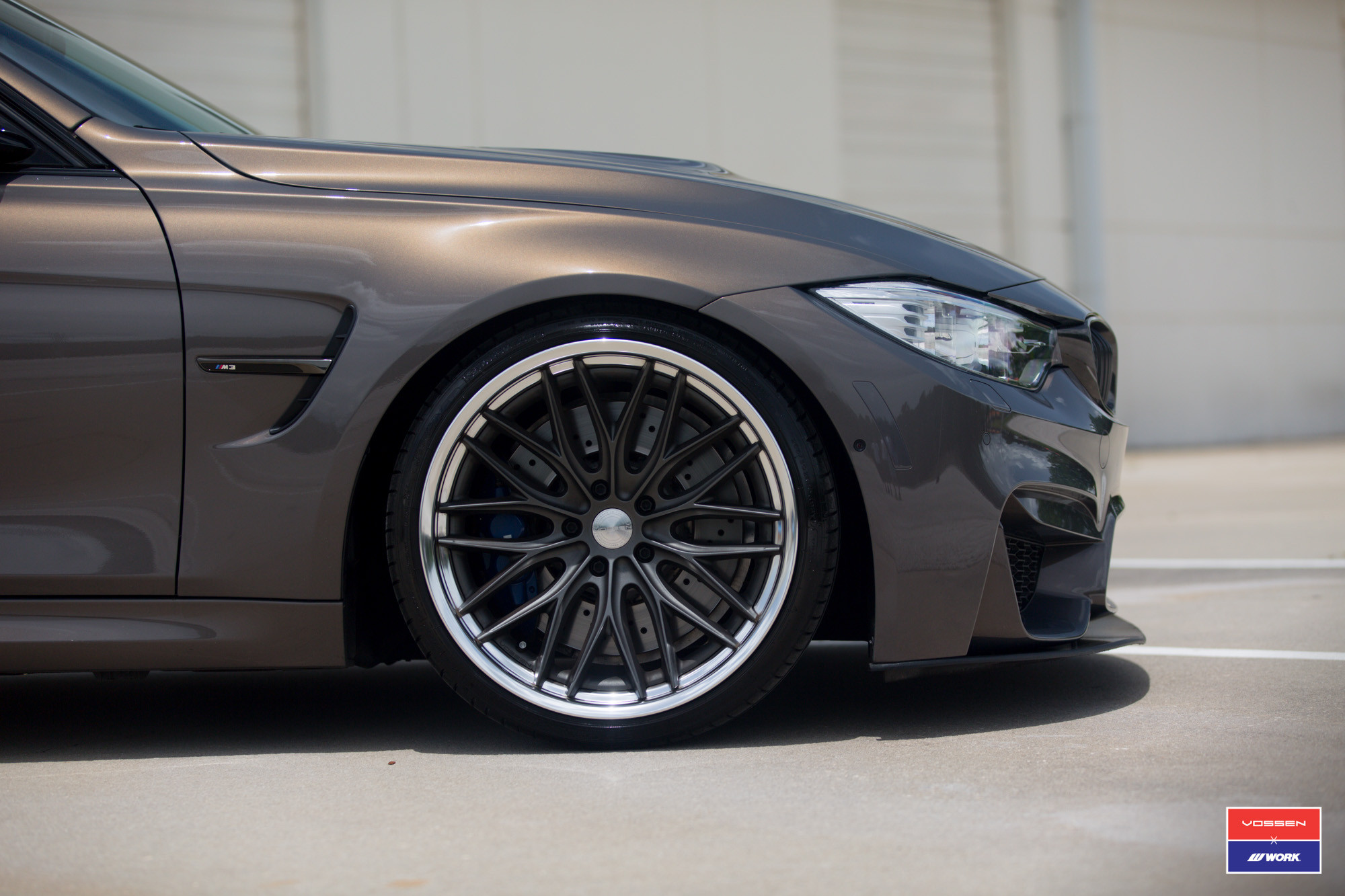 BMW 3-Series with Black VWS Vossen Wheels - Photo by Vossen