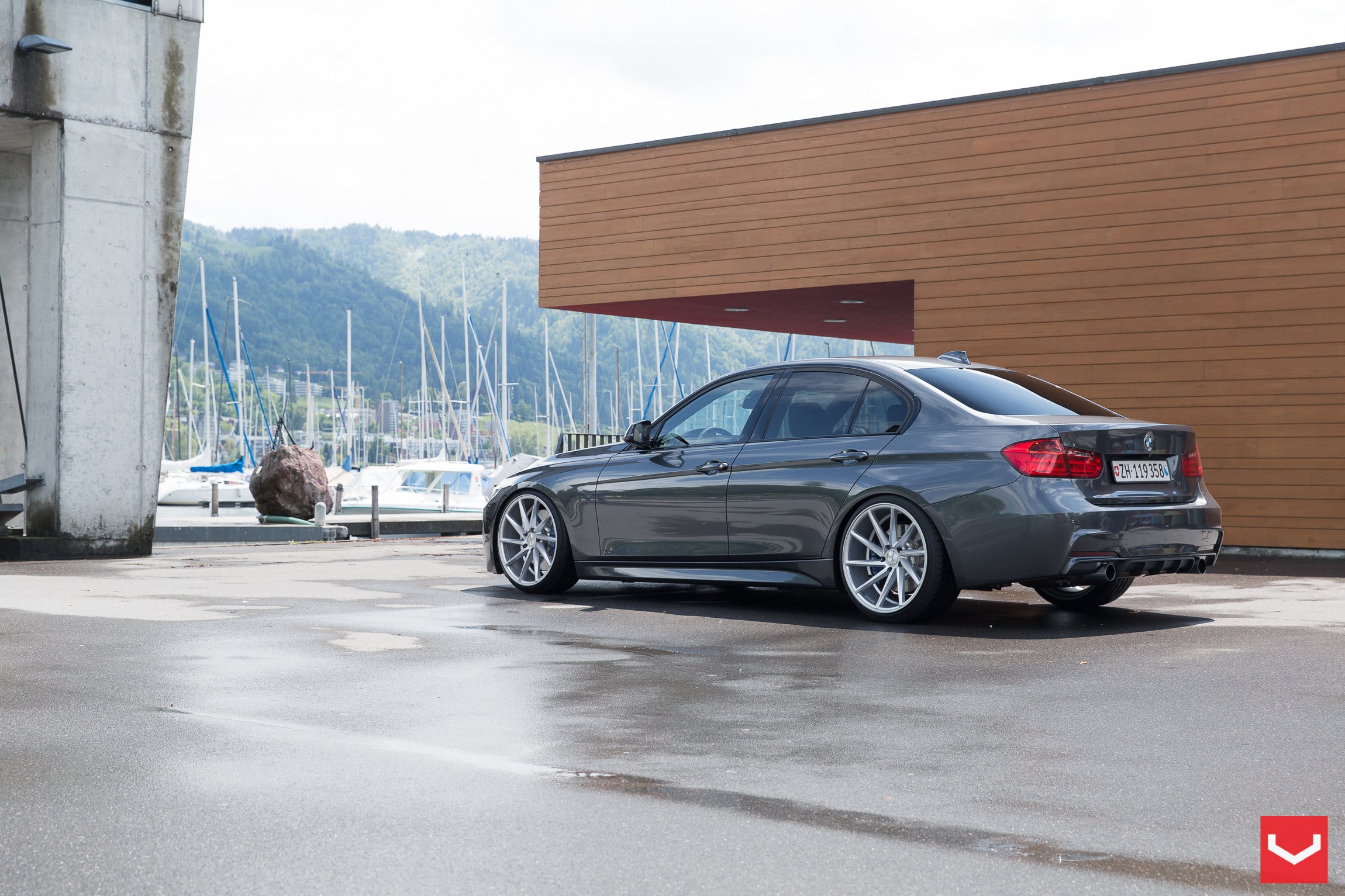 Vossen Chrome CVT Series Rims on BMW 3-Series - Photo by Vossen