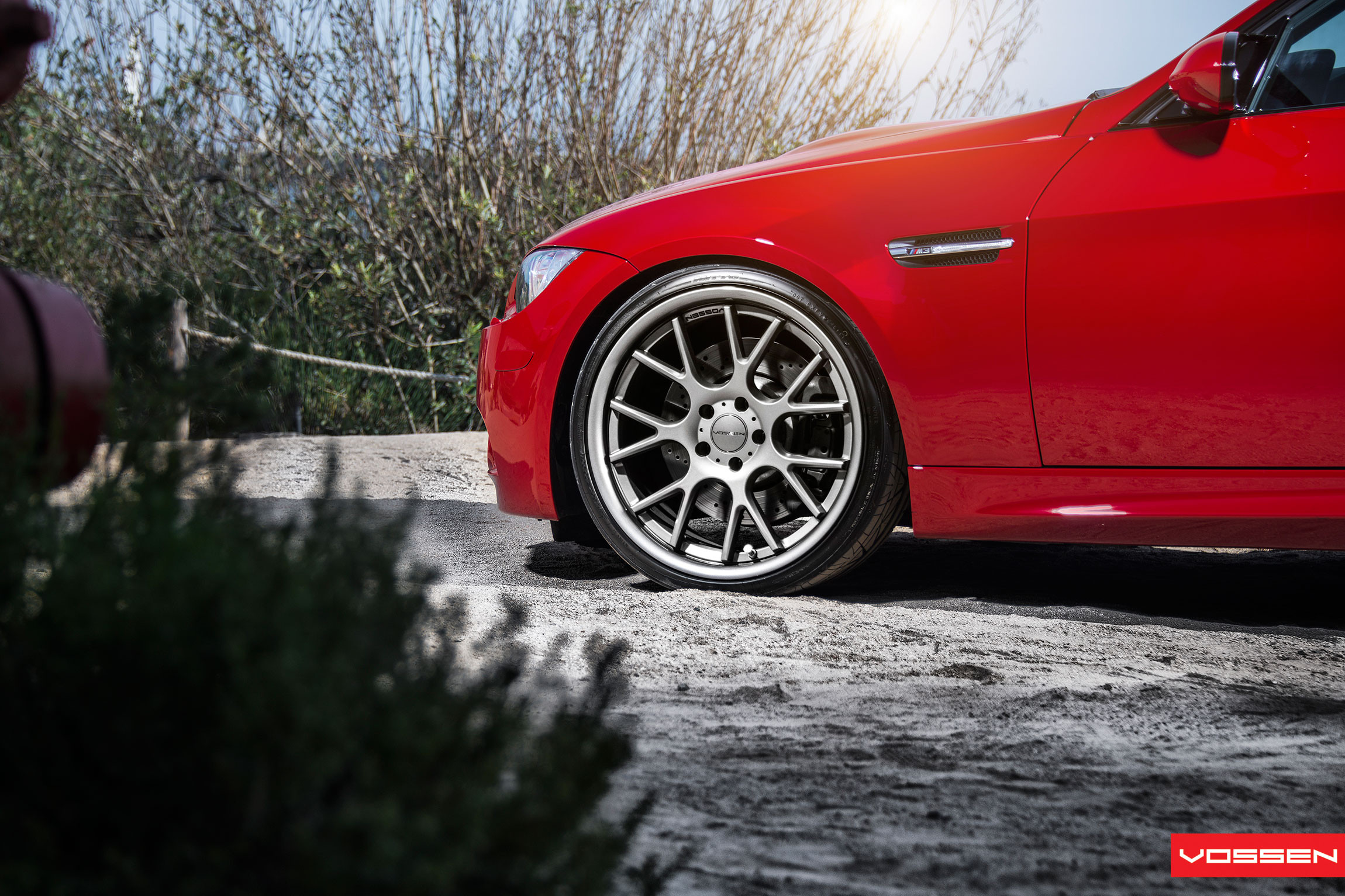 Chrome Forged Vossen Wheels on BMW 3-Series - Photo by Vossen