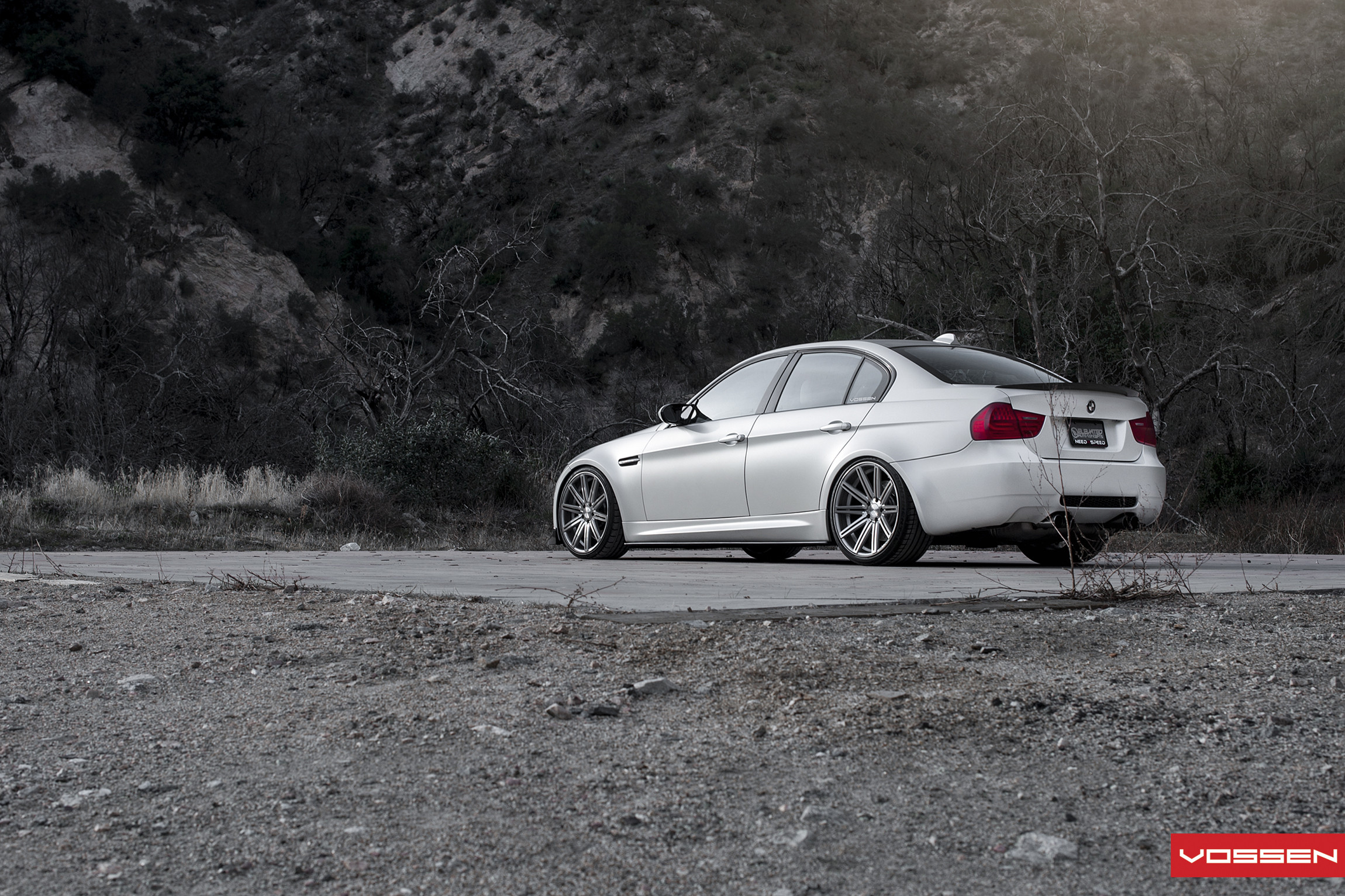Custom White BMW 3-Series with Vossen Wheels - Photo by Vossen