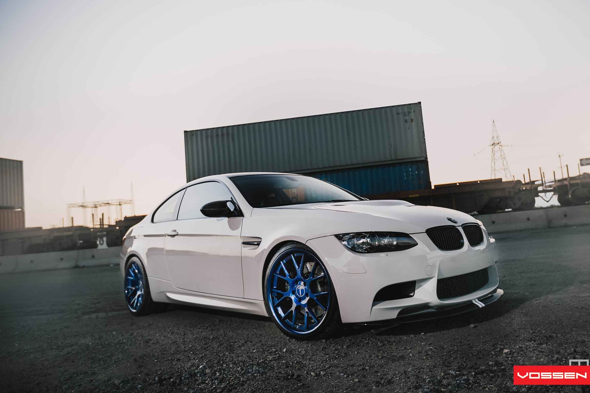 Custom Body Kit on White BMW 3-Series - Photo by Vossen