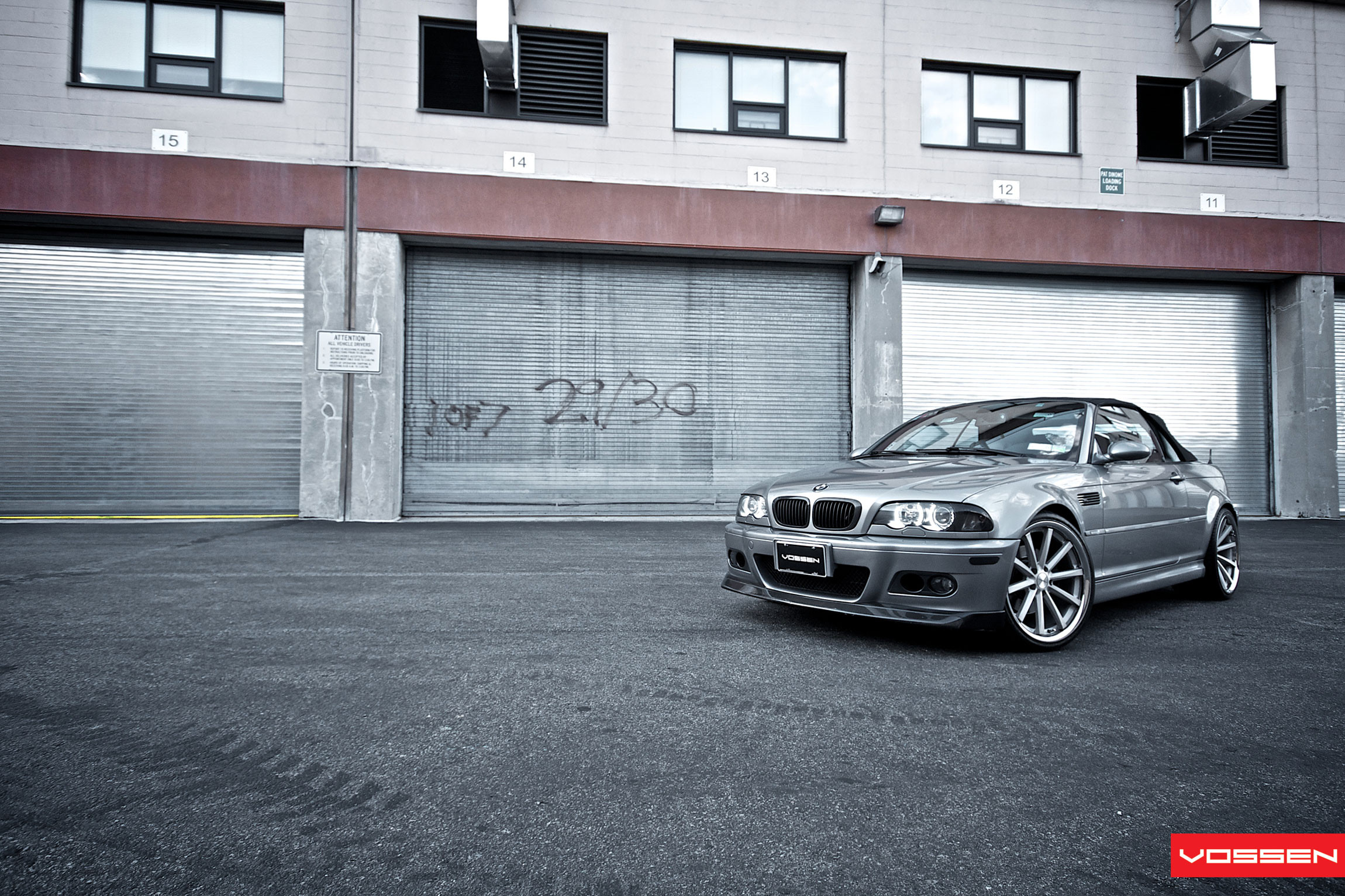 Chrome Vossen Rims on Convertible BMW 3-Series - Photo by Vossen