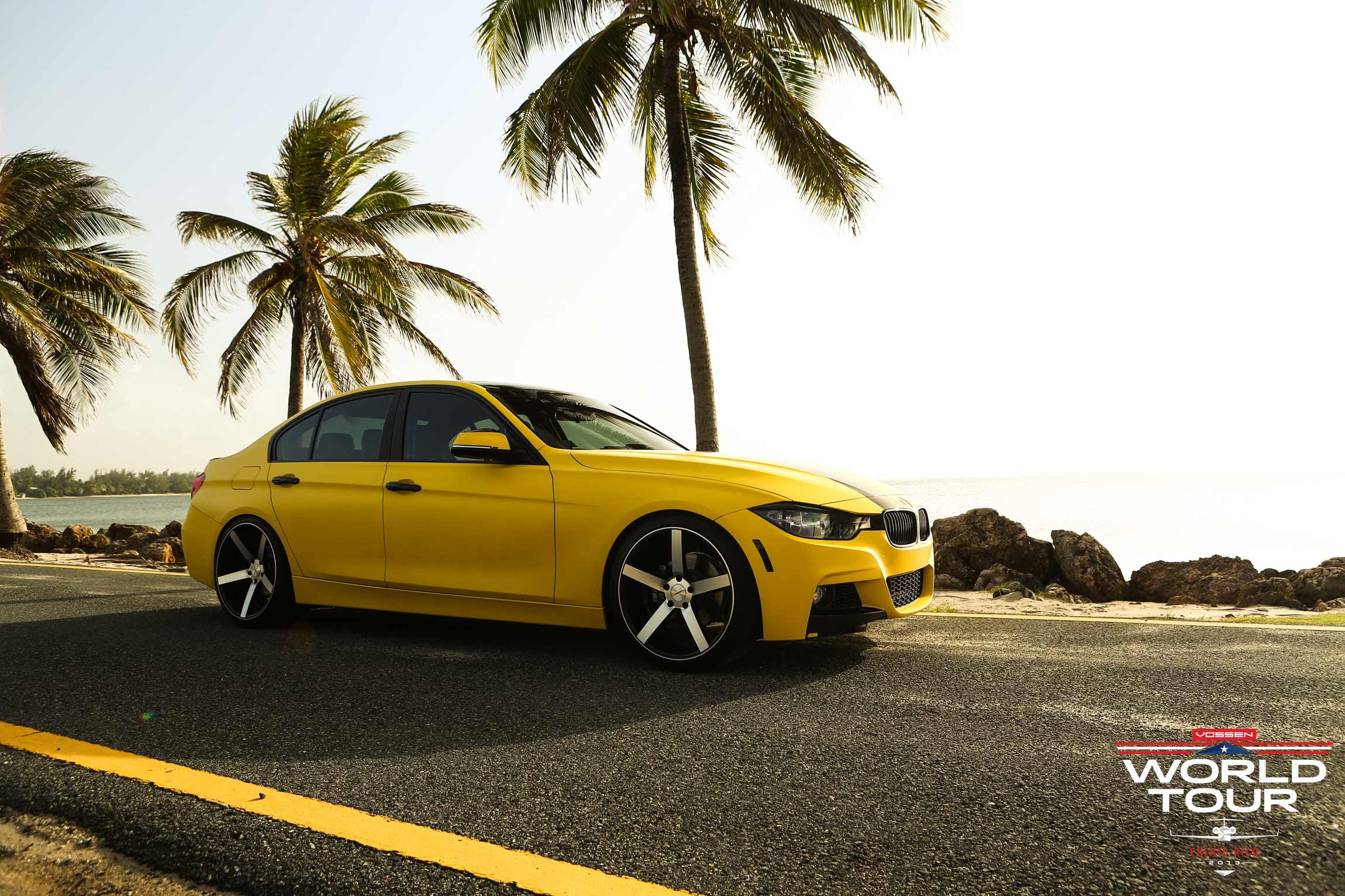 Custom Yellow and Black BMW 3-Series - Photo by Vossen