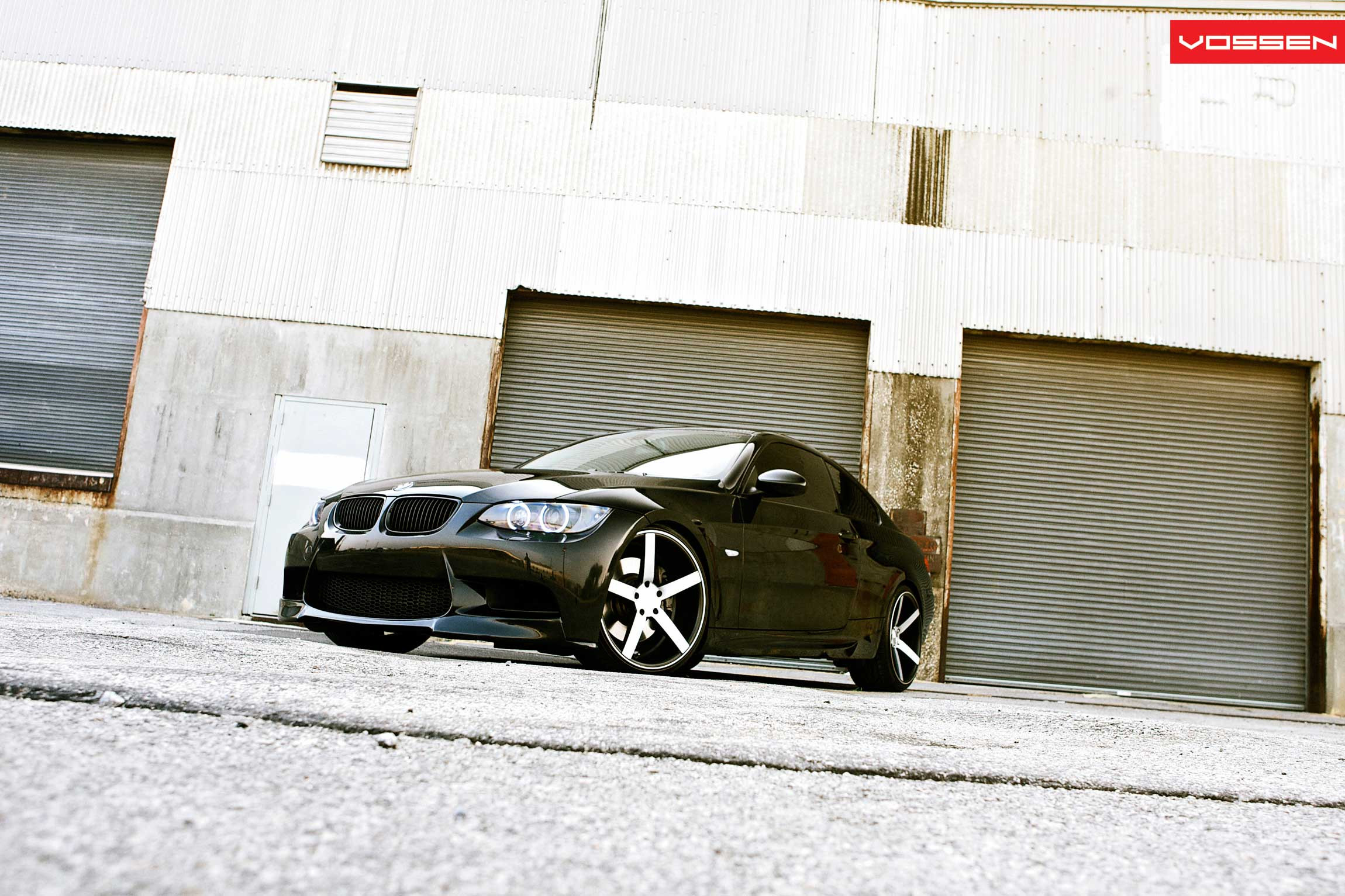 Vossen CV3R Rims on Custom Black BMW 3-Series - Photo by Vossen