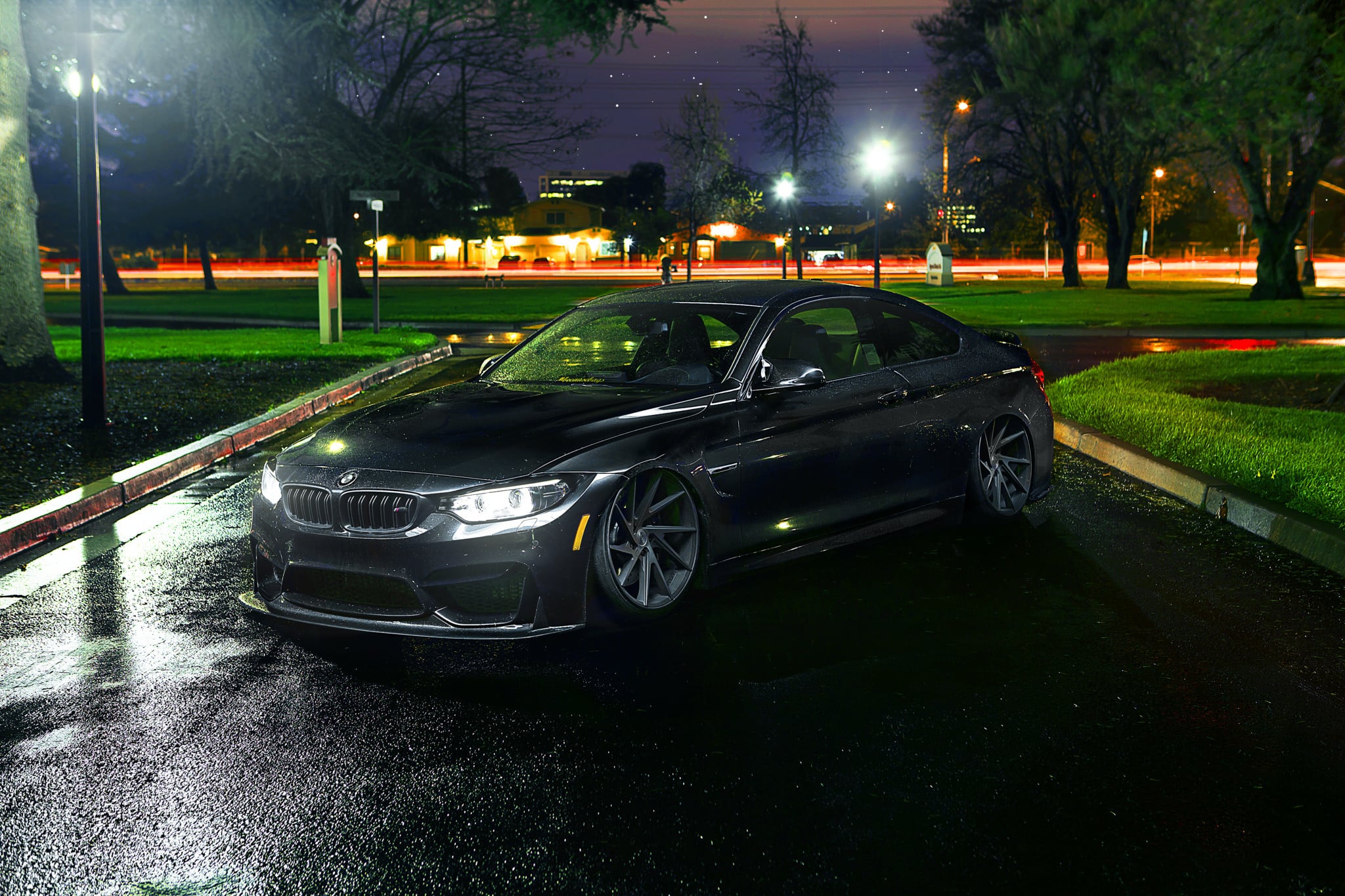 BMW M4 Sitting on Black Invert Wheels - Photo by Niche