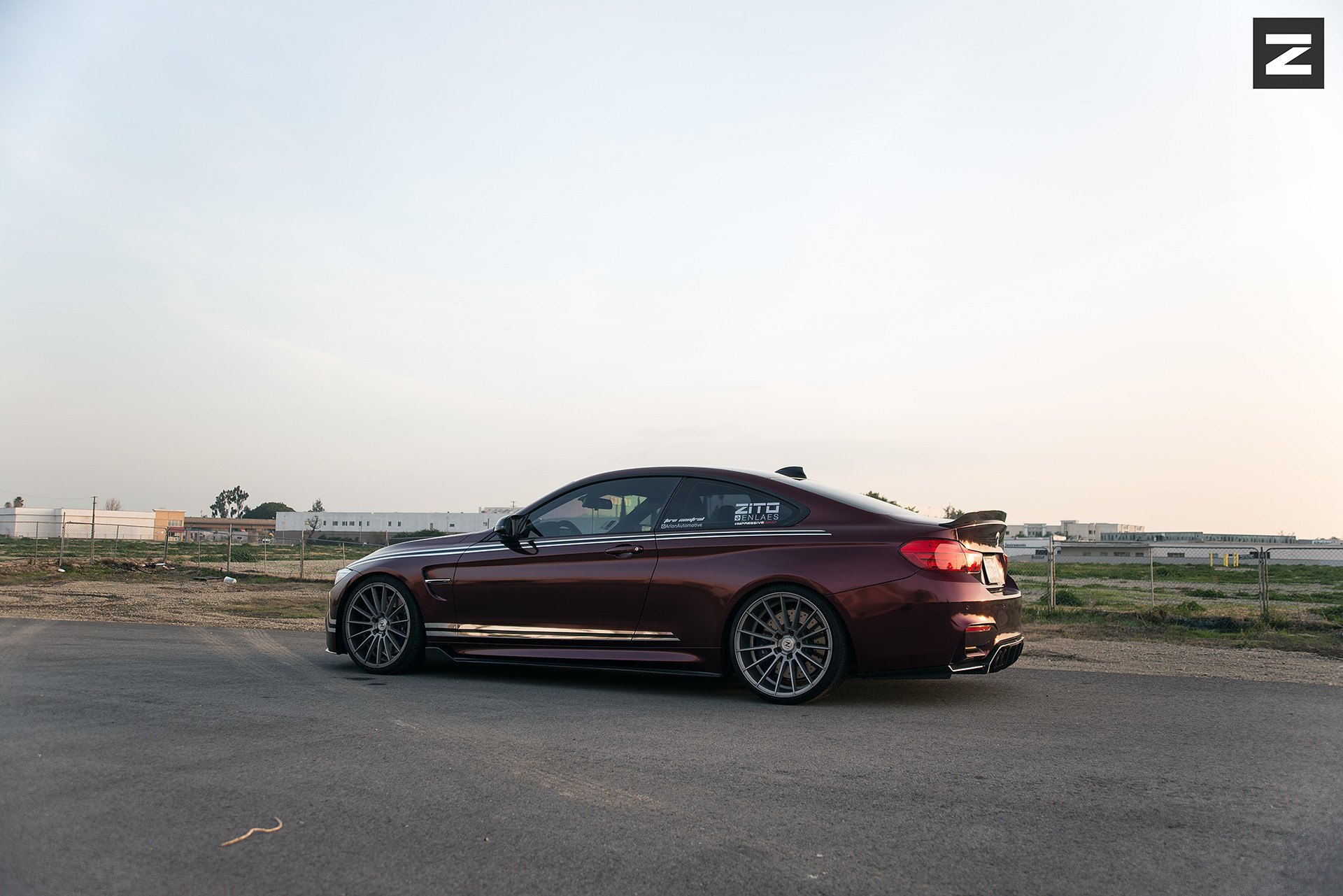 Red BMW 4-Series with Zito Wheels - Photo by Zito Wheels