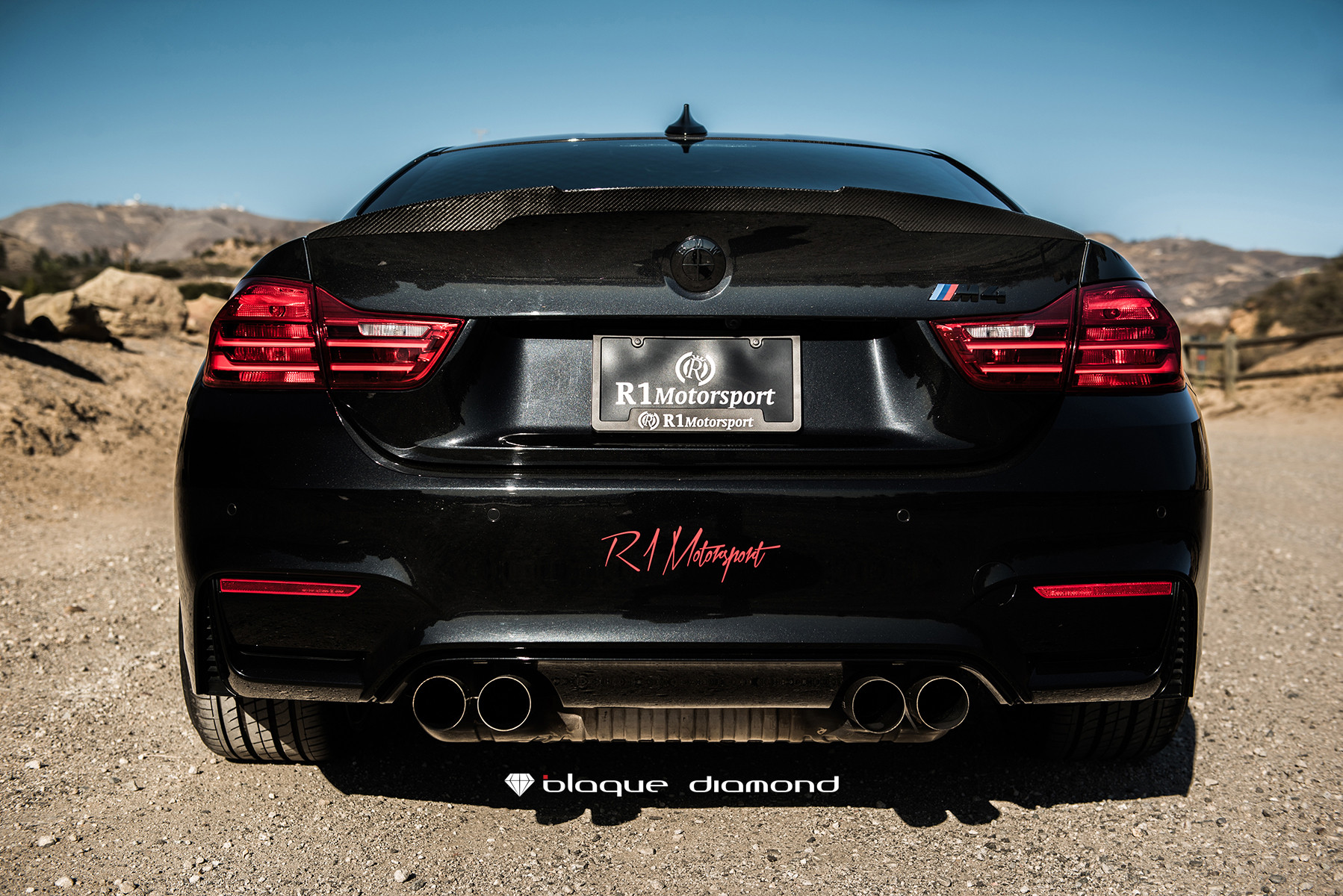 BMW M4 Carbon Fiber Trunk Lip Spoiler - Photo by Black Diamond