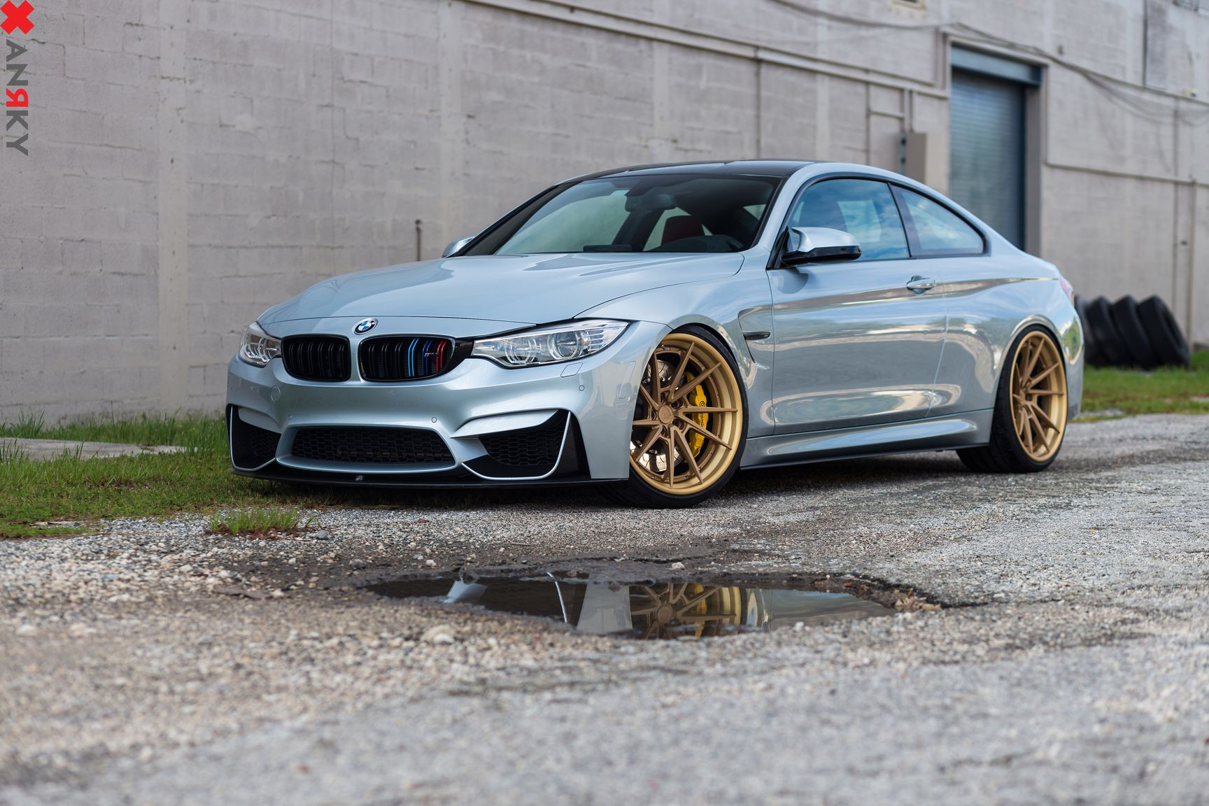 Anrky Rims with Brembo Brakes on Gray BMW 4-Series - Photo by Anrky Wheels