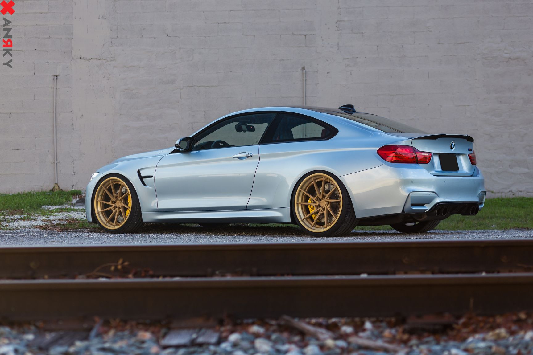 Gray BMW 4-Series with Aftermarket Rear Diffuser - Photo by Anrky Wheels