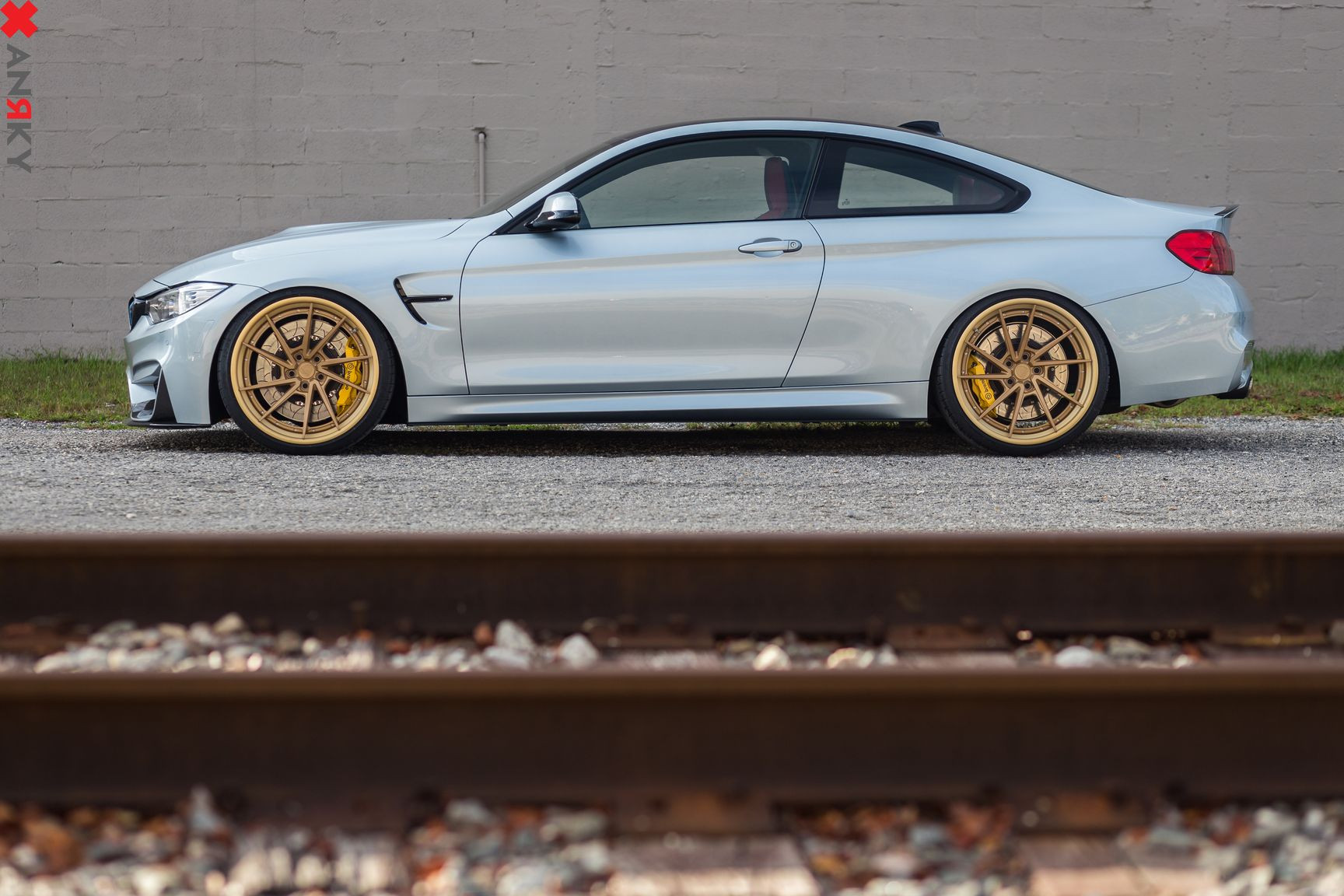 Custom Ice Gold Anrky Wheels on BMW 4-Series - Photo by Anrky Wheels