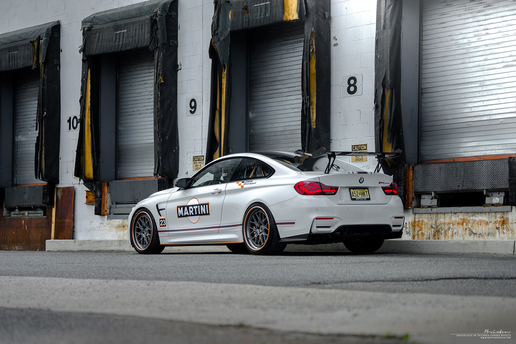 White BMW 4-Series with Brixton Forged Wheels - Photo by Brixton Forged Wheels