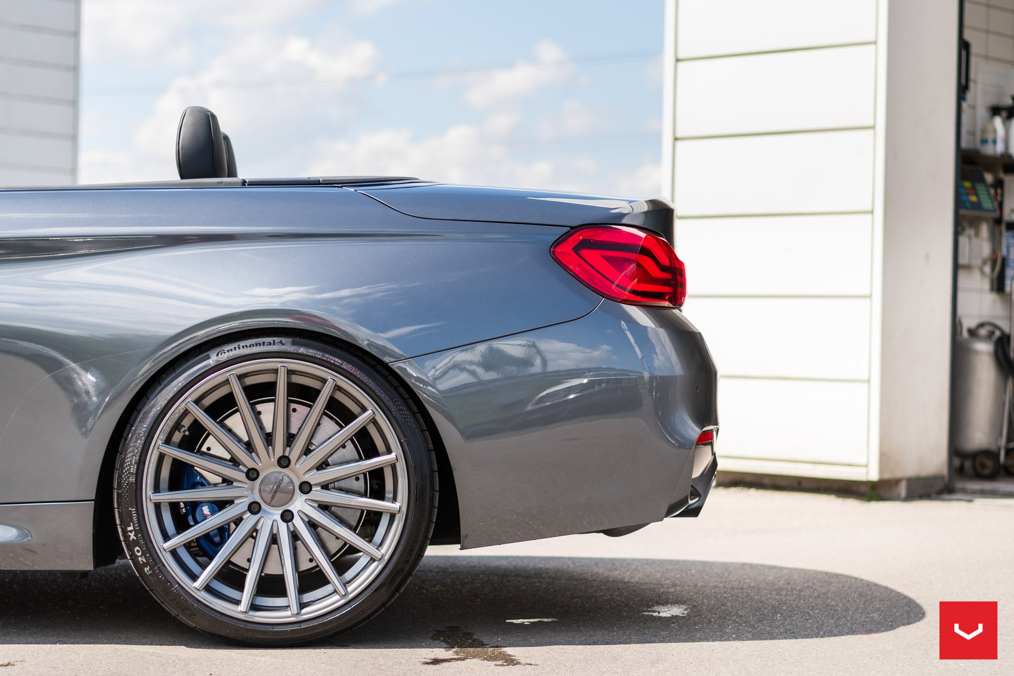 Vossen VFS Gunmetal Wheels on Gray Metallic BMW 4-Series - Photo by Vossen