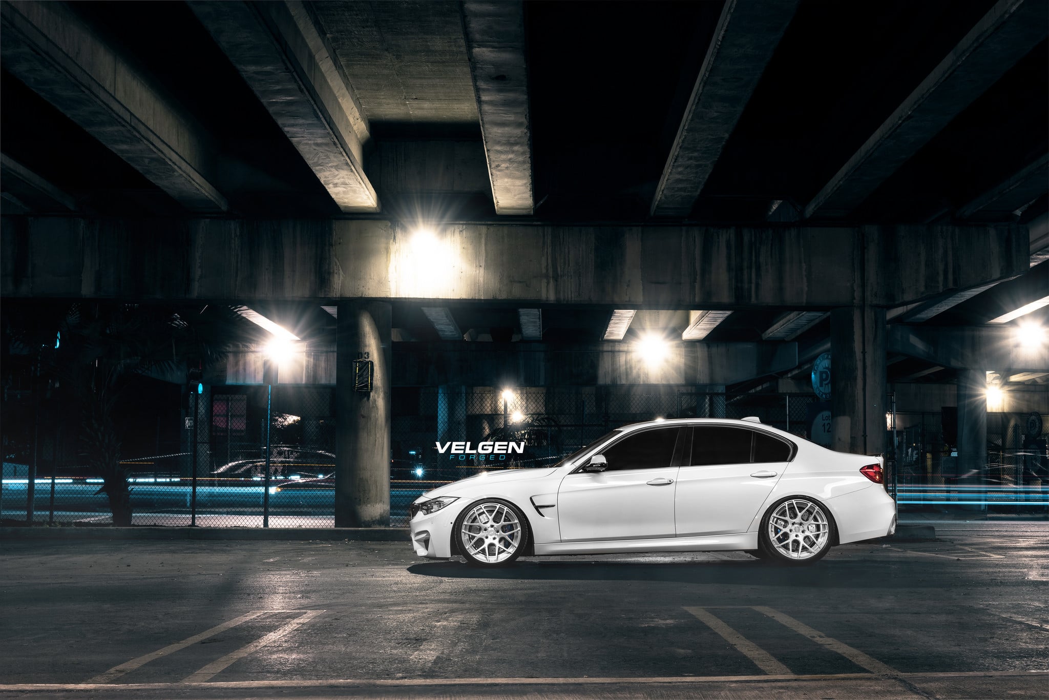 Forged Polished Velgen Wheels on White BMW 4-Series - Photo by Velgen