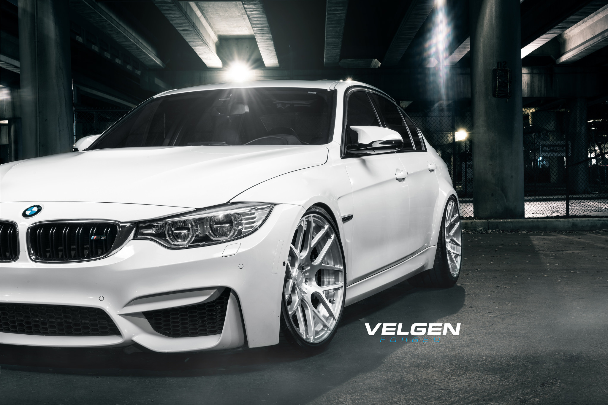 Custom Velgen Rims on White BMW 4-Series - Photo by Velgen