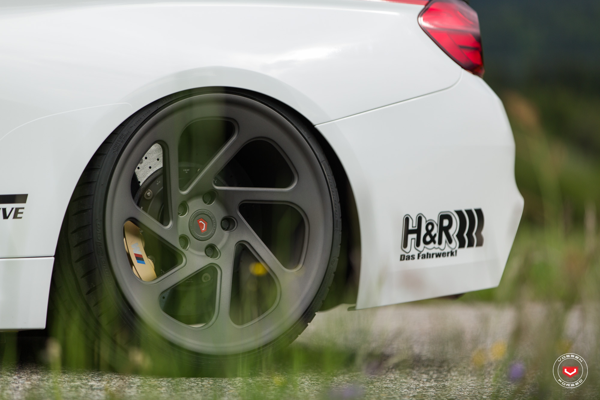 Satin Black Vossen Wheels on Custom BMW 4-Series - Photo by Vossen