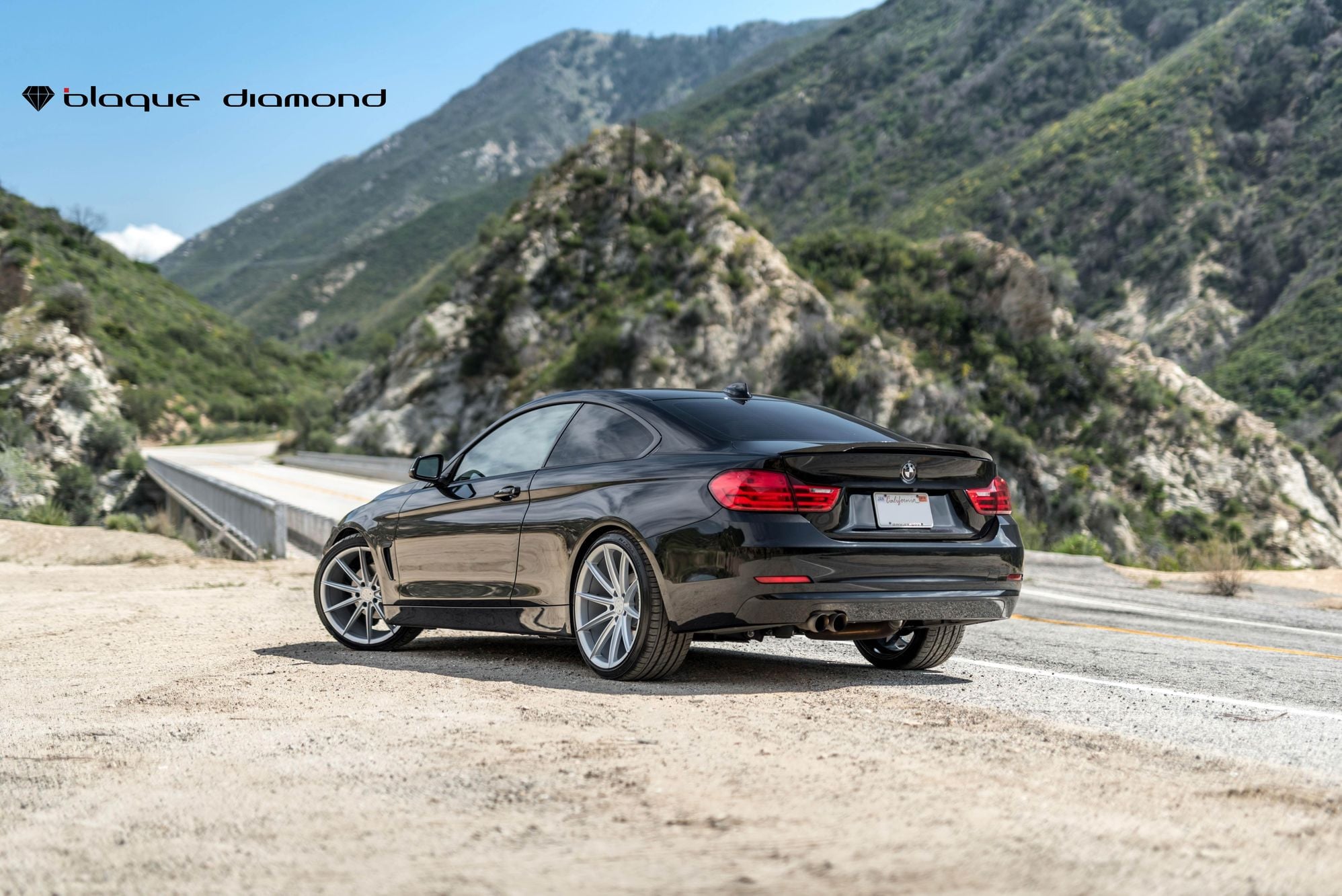 Rear Lip Spoiler on Black BMW 4-Series - Photo by Blaque Diamond
