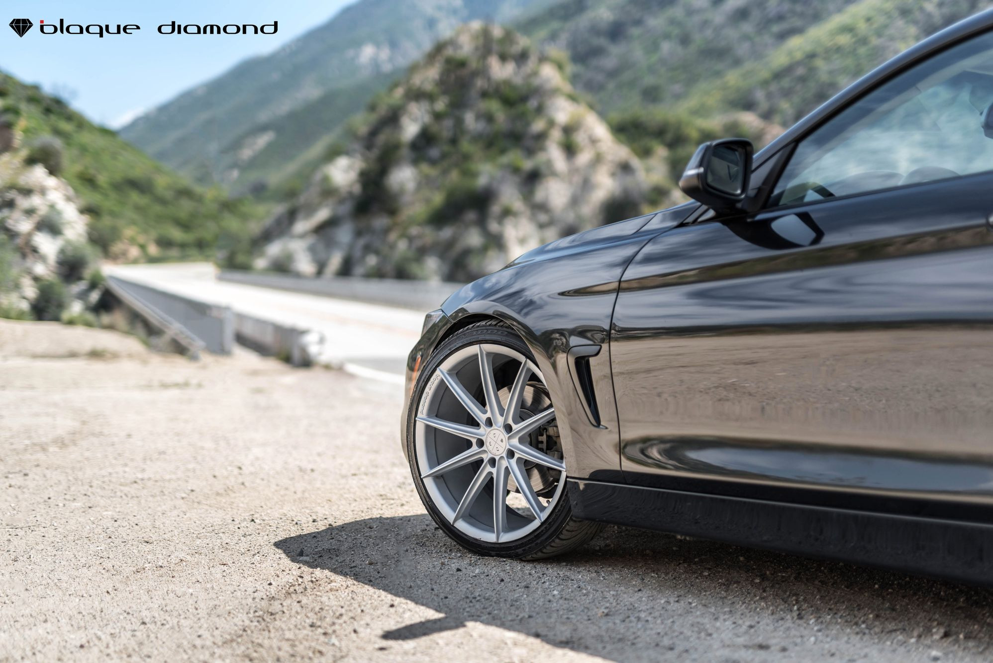 Black BMW 4-Series with Blaque Diamond Wheels - Photo by Blaque Diamond
