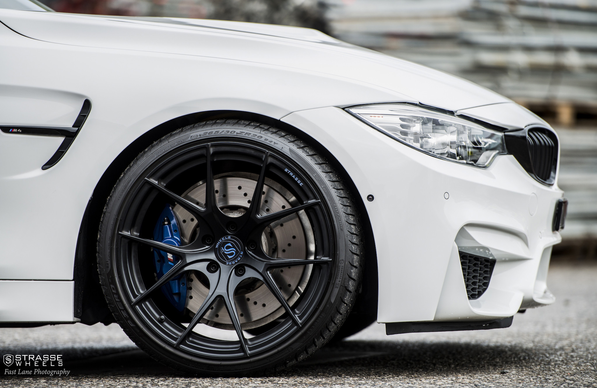Pirelli Tires on White BMW 4-Series - Photo by Strasse Forged
