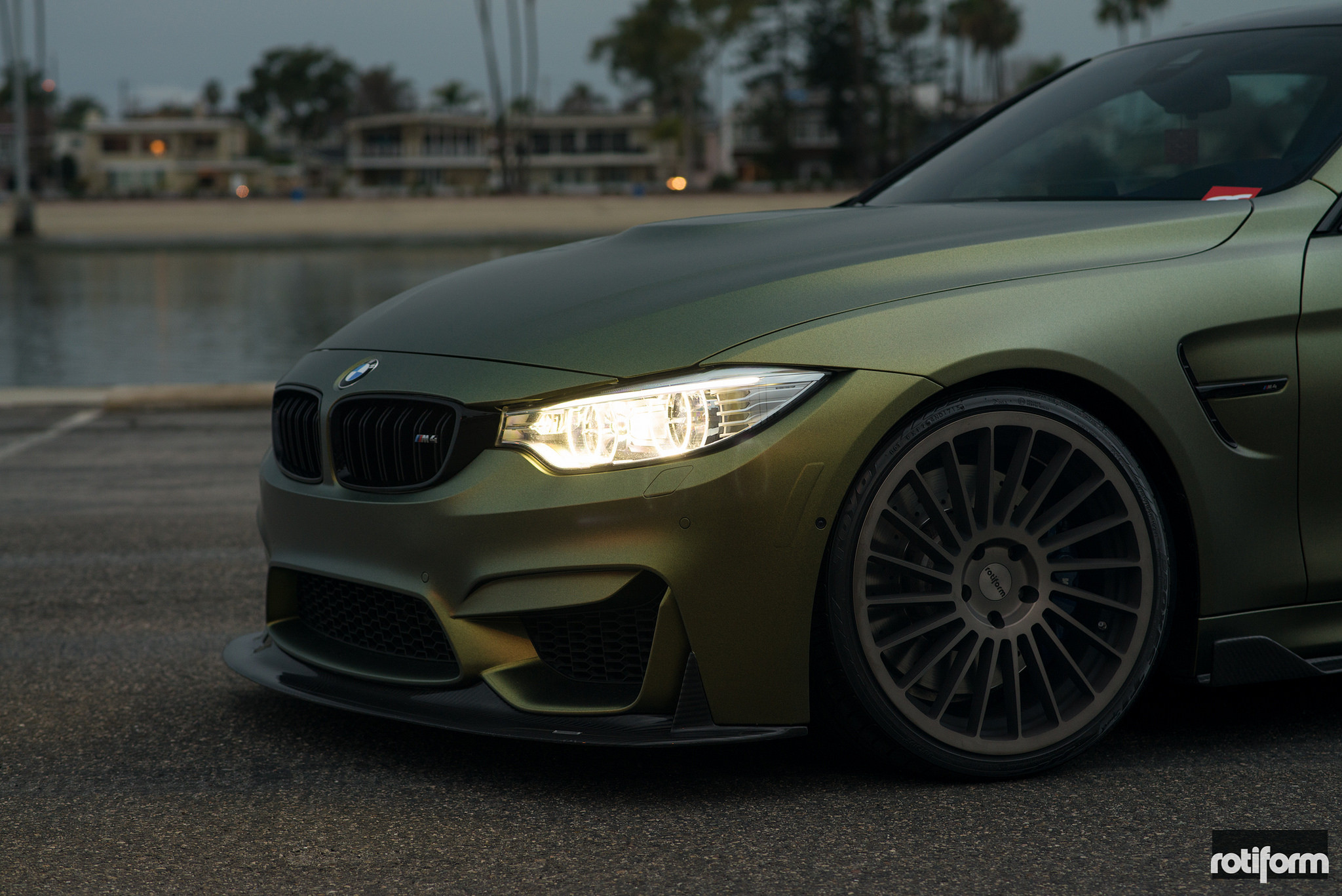 Bmw M4 Coupe LED Day Time Running Lights - Photo by Rotiform