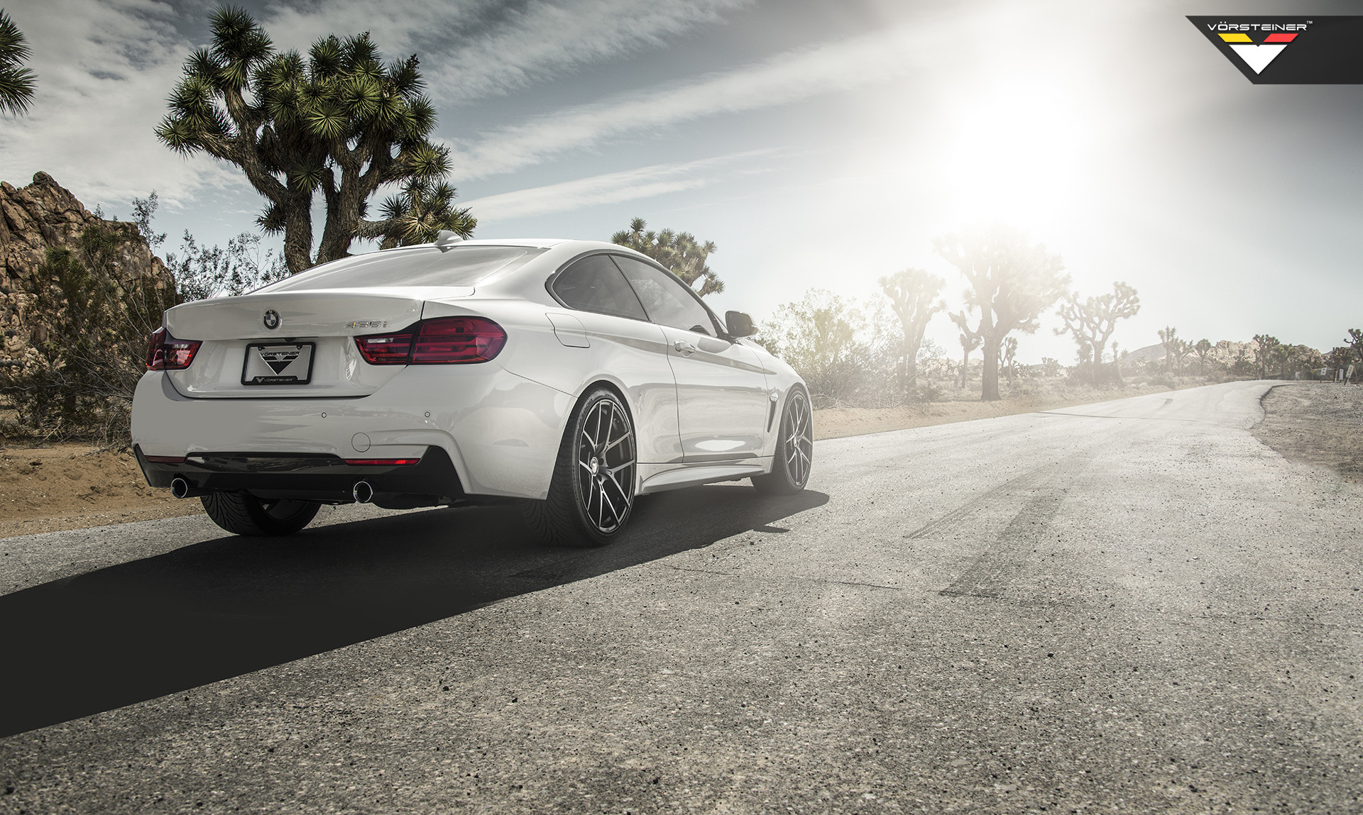 Custom White BMW 4-Series with Vorsteiner Wheels - Photo by Vorstiner